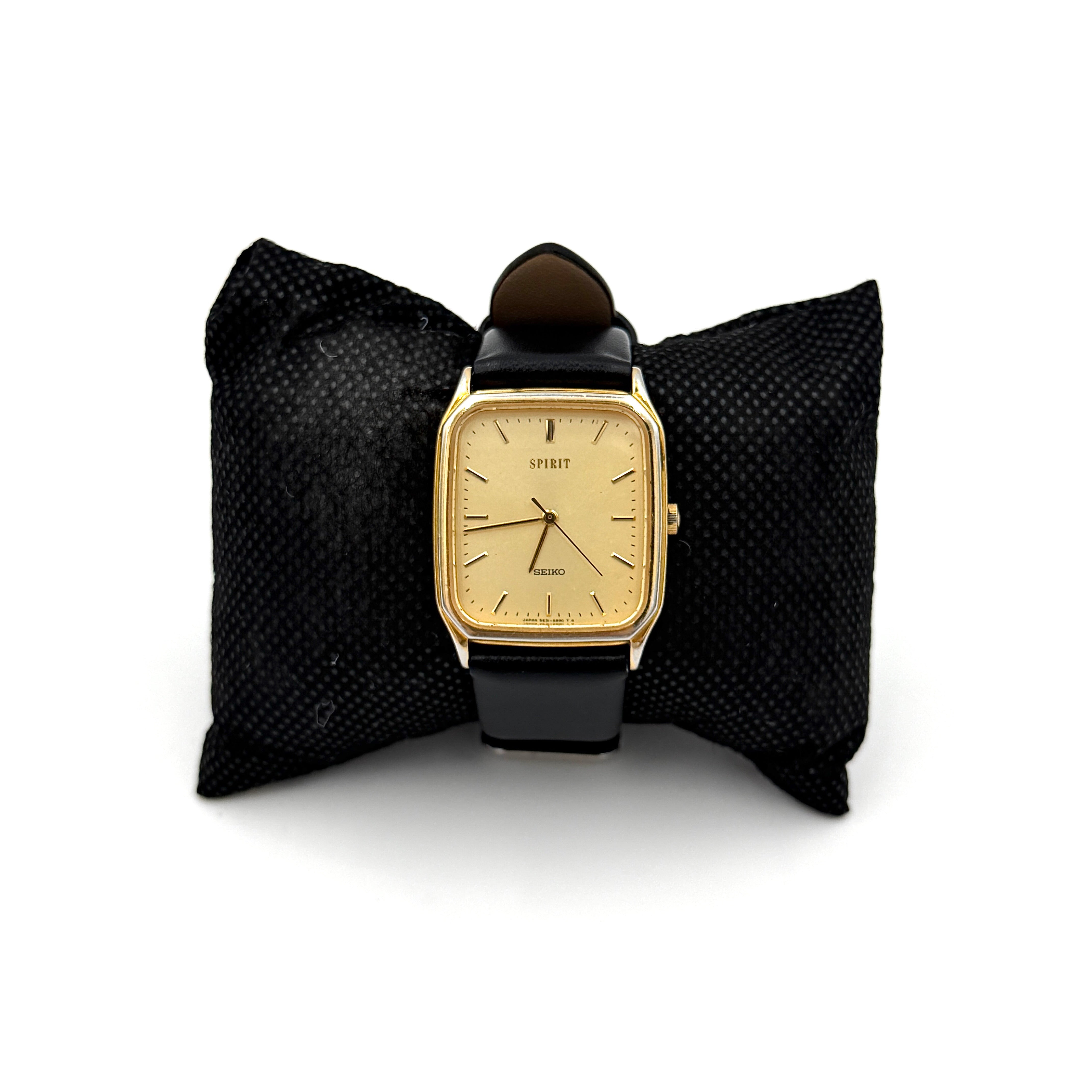 Seiko Spirit 5E31-5B50 Watch Gold
