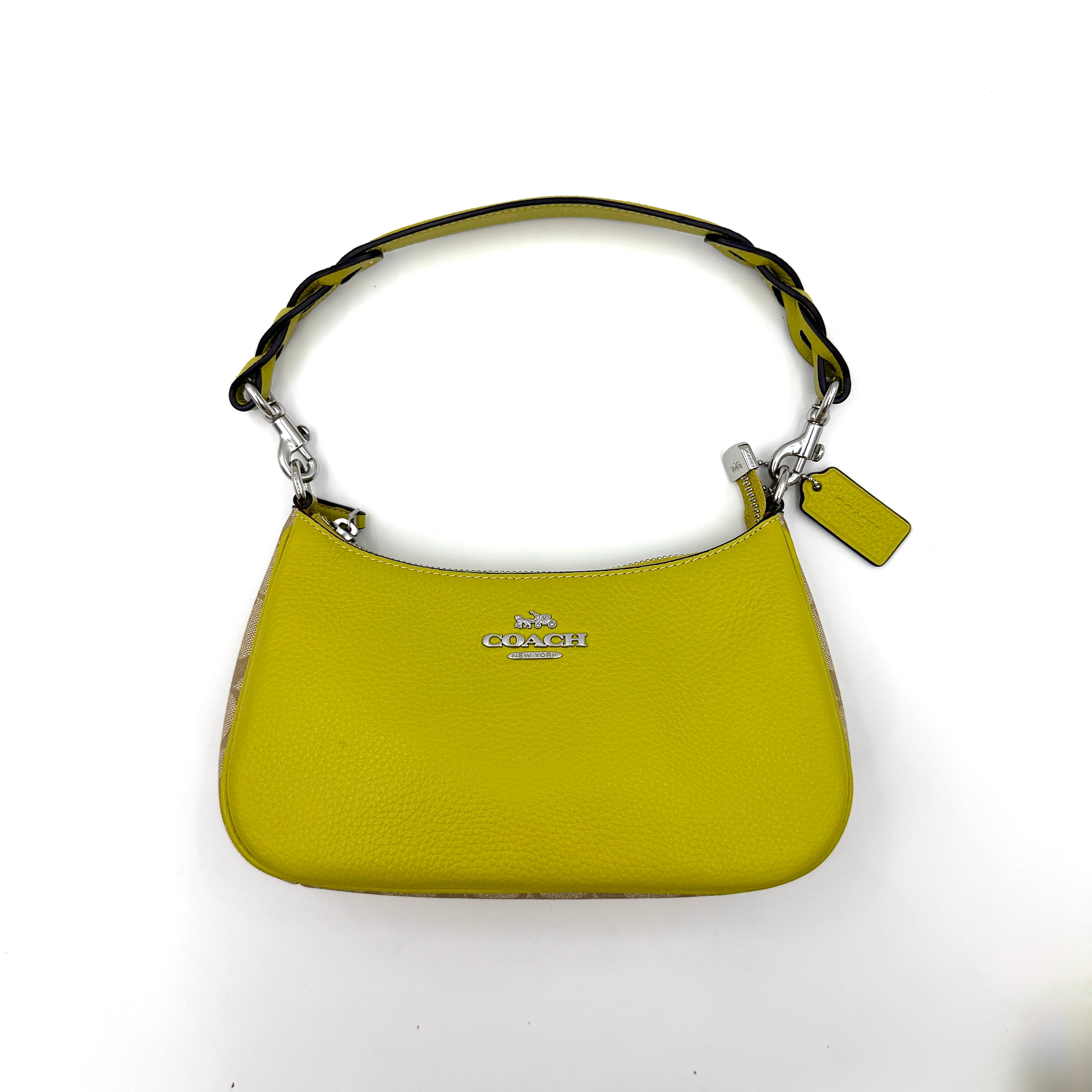 Coach Teri Shoulder Bag Lime Green