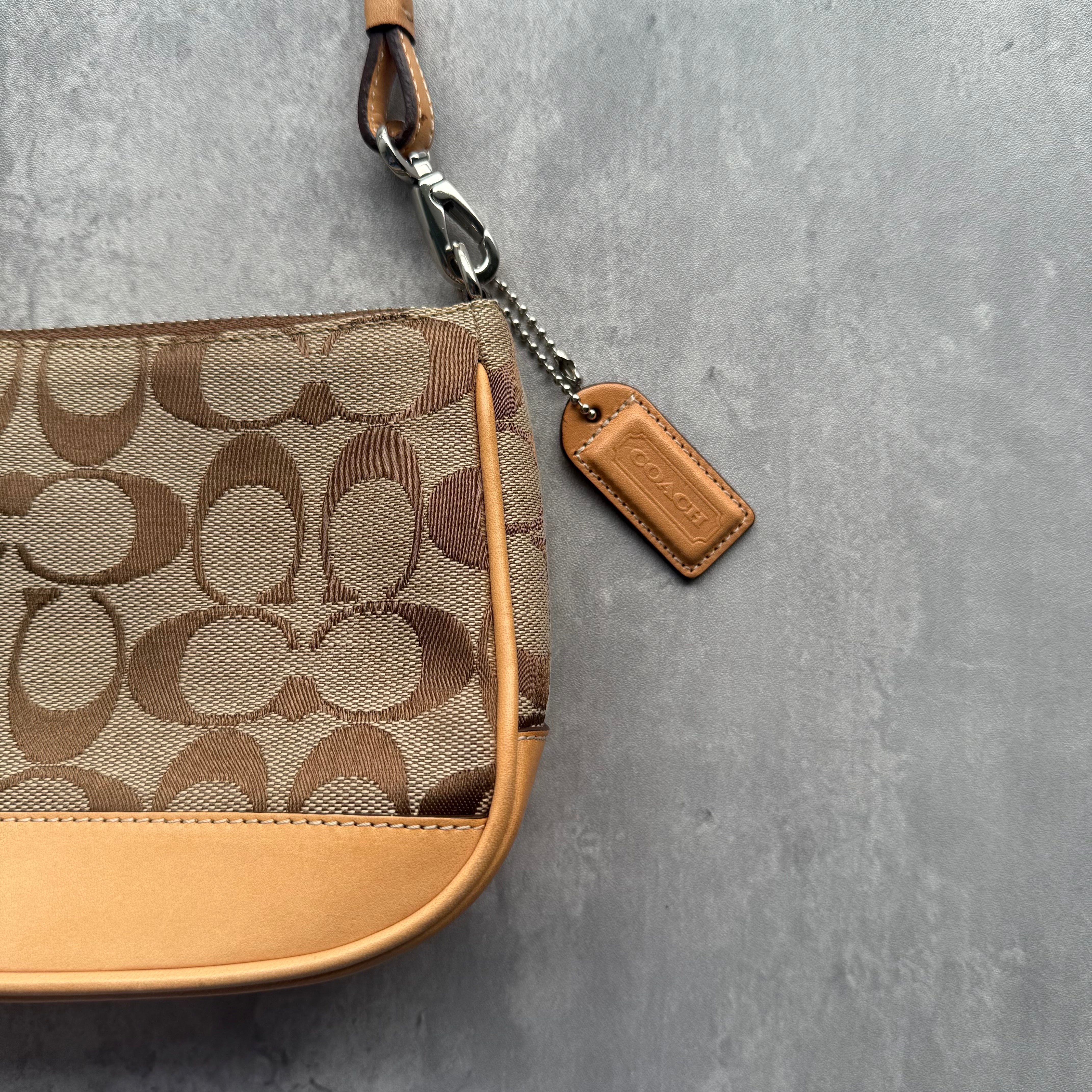 Coach Y2K Demi Shoulder Bag Tan