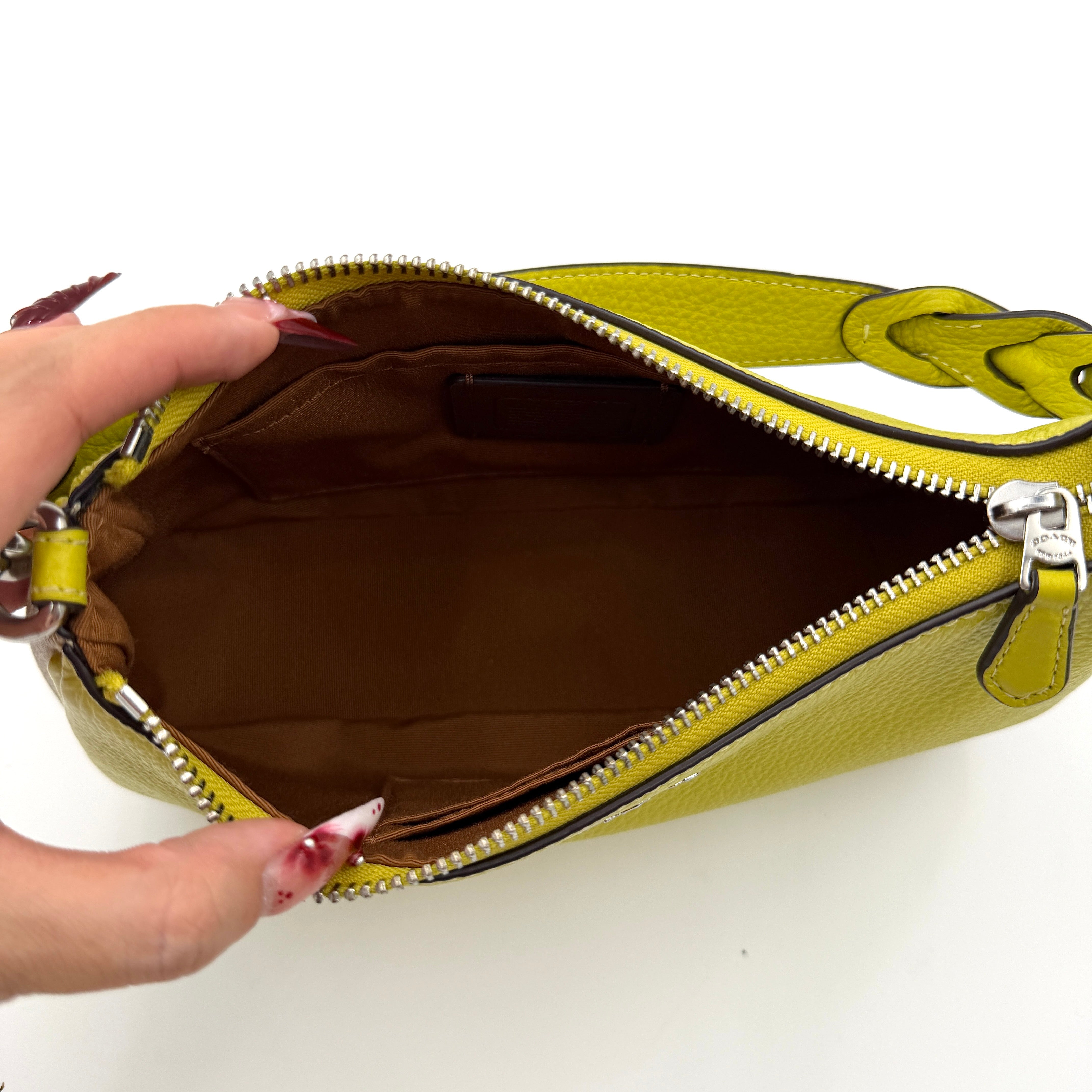 Coach Teri Shoulder Bag Lime Green