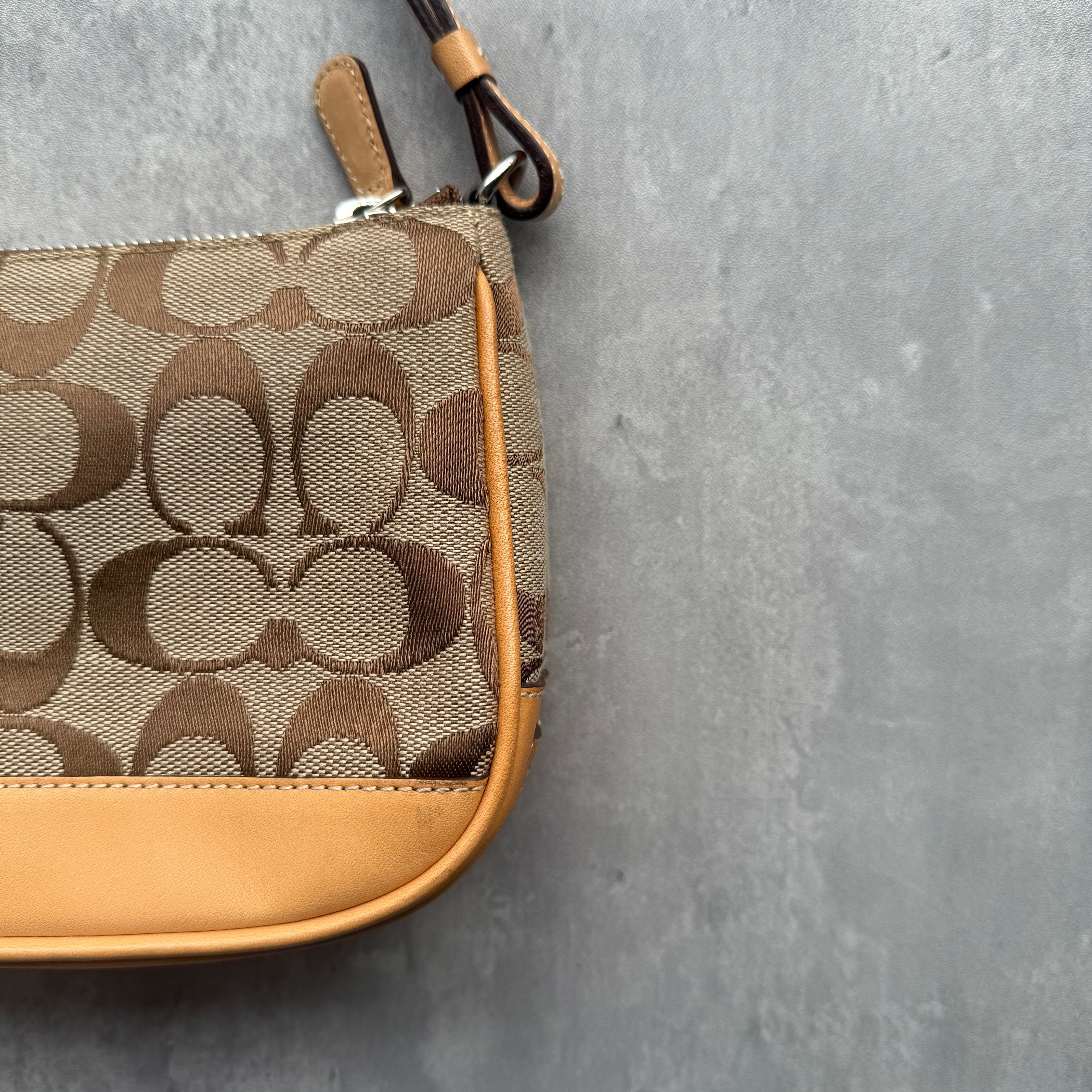 Coach Y2K Demi Shoulder Bag Tan