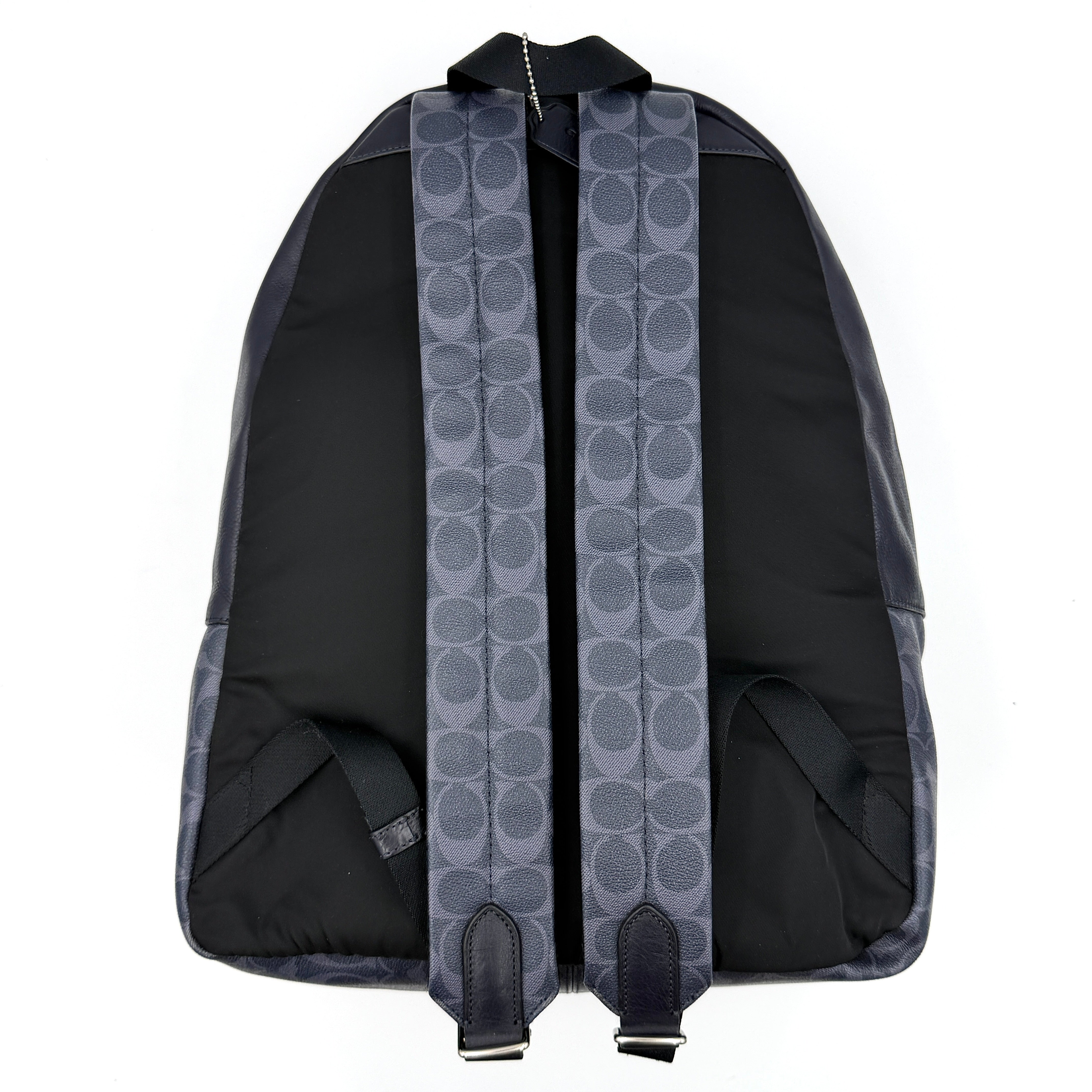 Coach Signature Charles Backpack Navy Blue