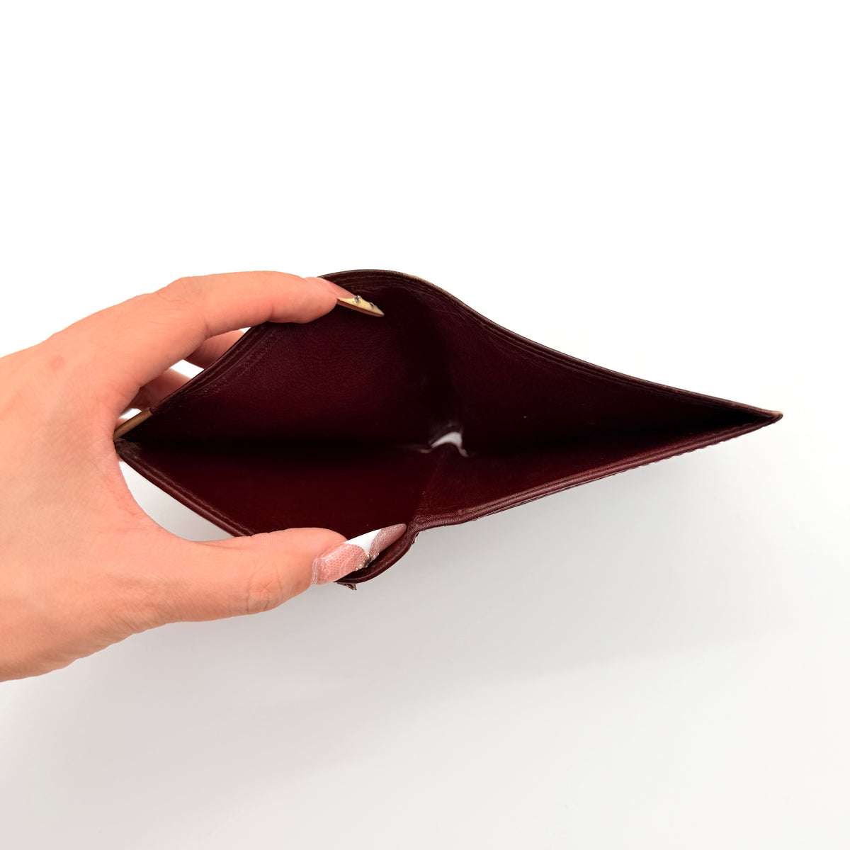 Cartier Must de Cartier Bifold Wallet Burgundy