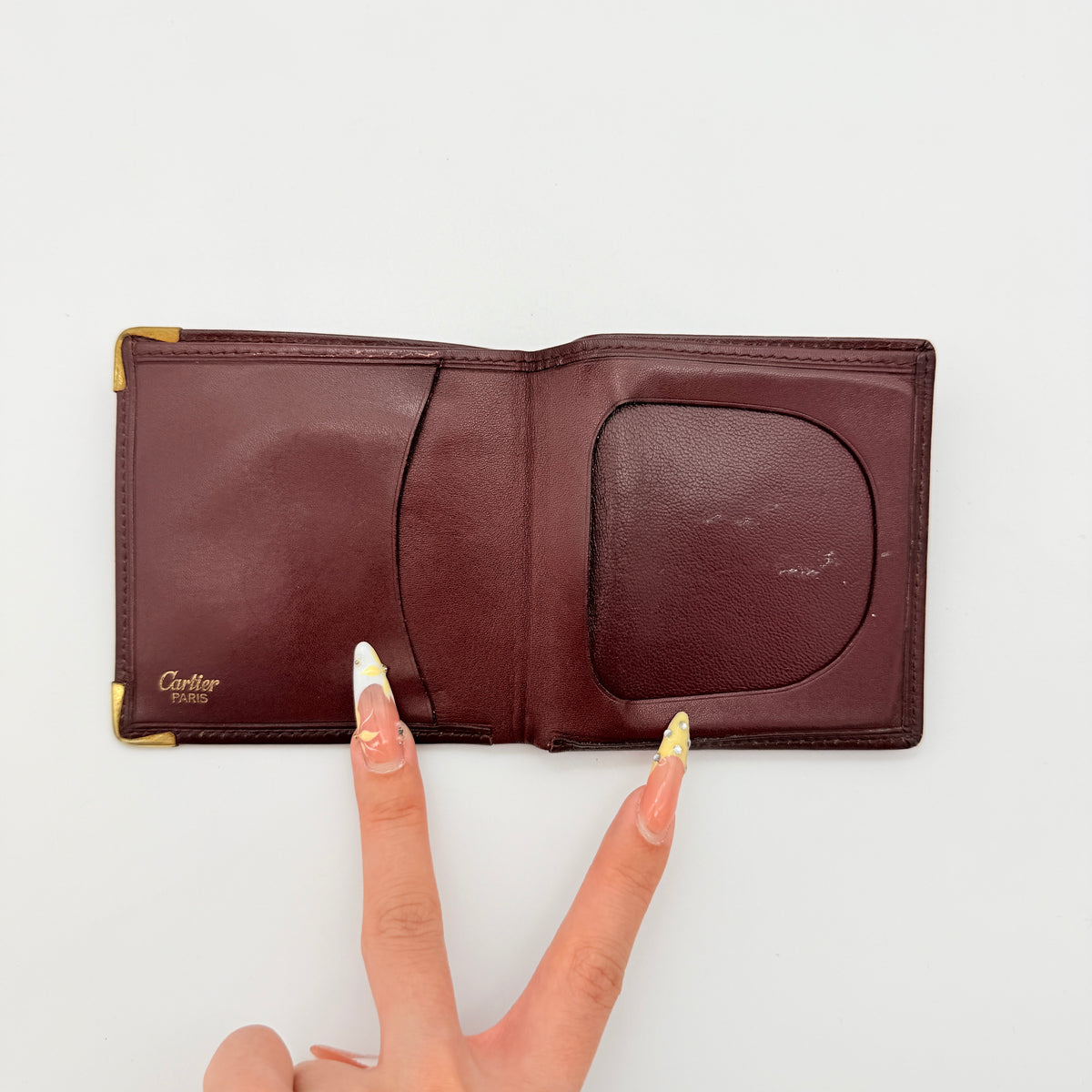 Cartier Must de Cartier Bifold Wallet Burgundy