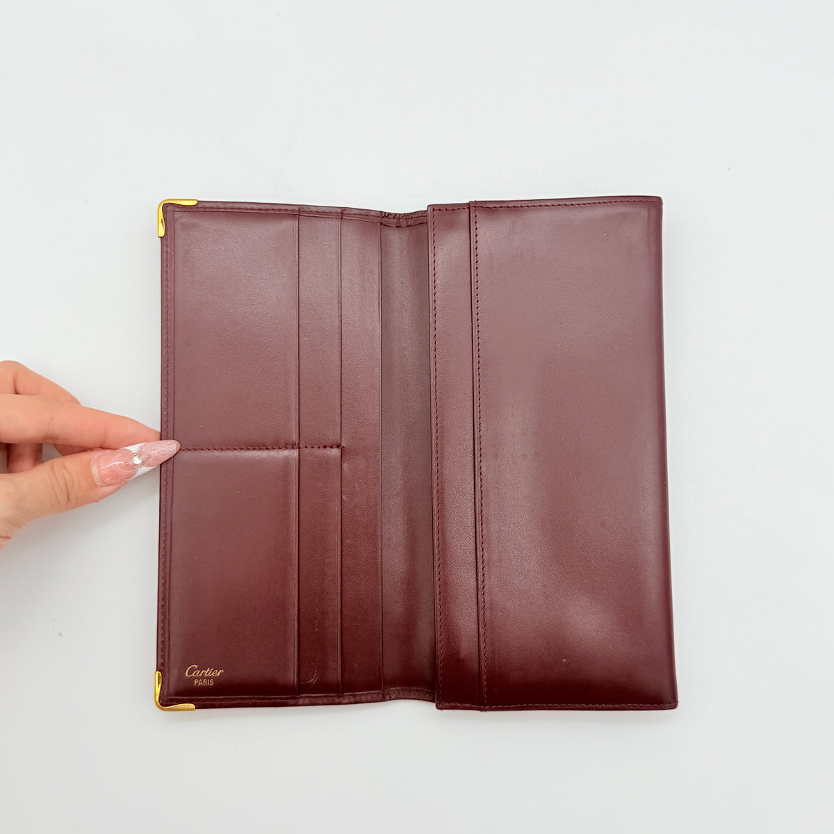 Cartier Must de Cartier Bifold Long Wallet Burgundy
