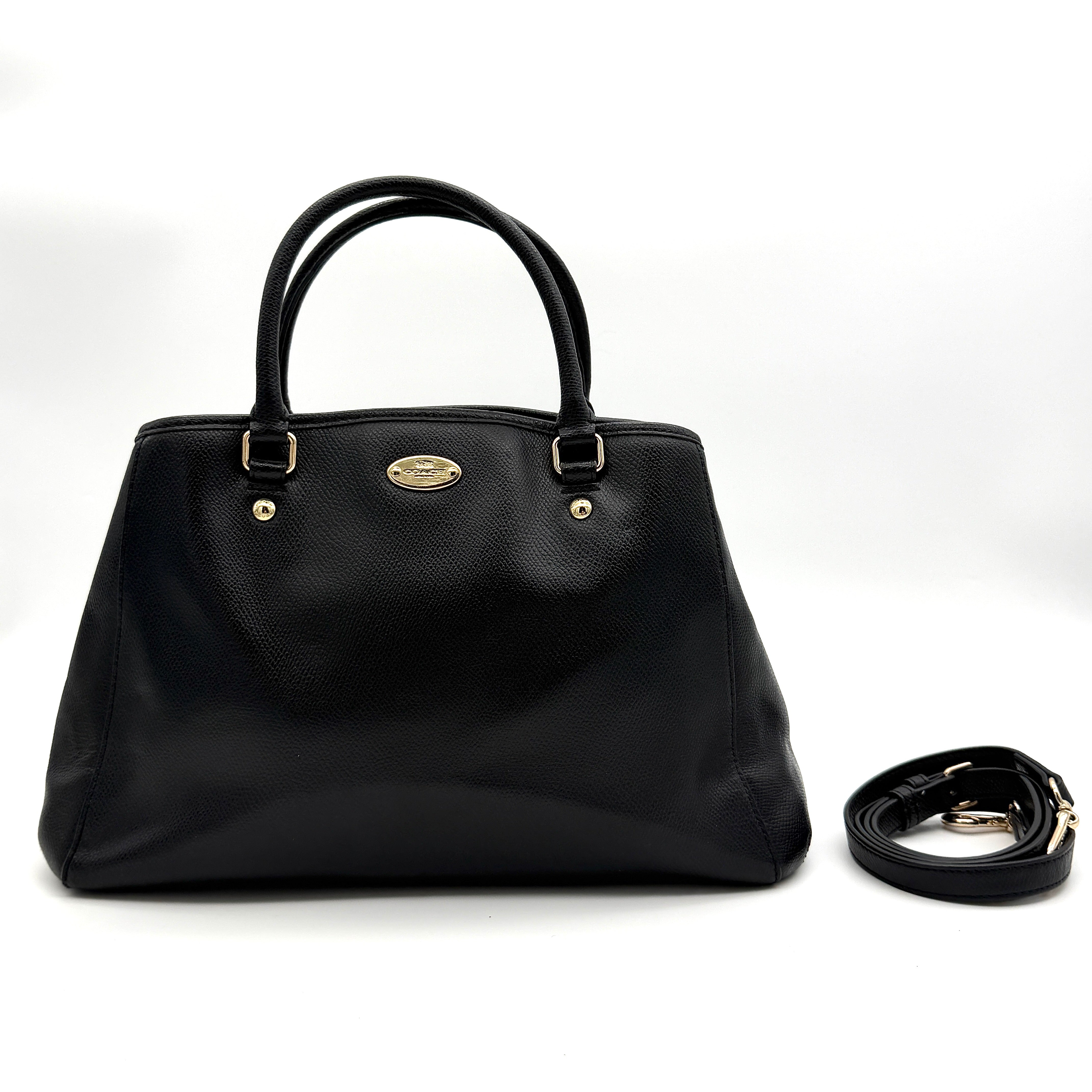 Coach 2Way Margot Carryall Handbag Black