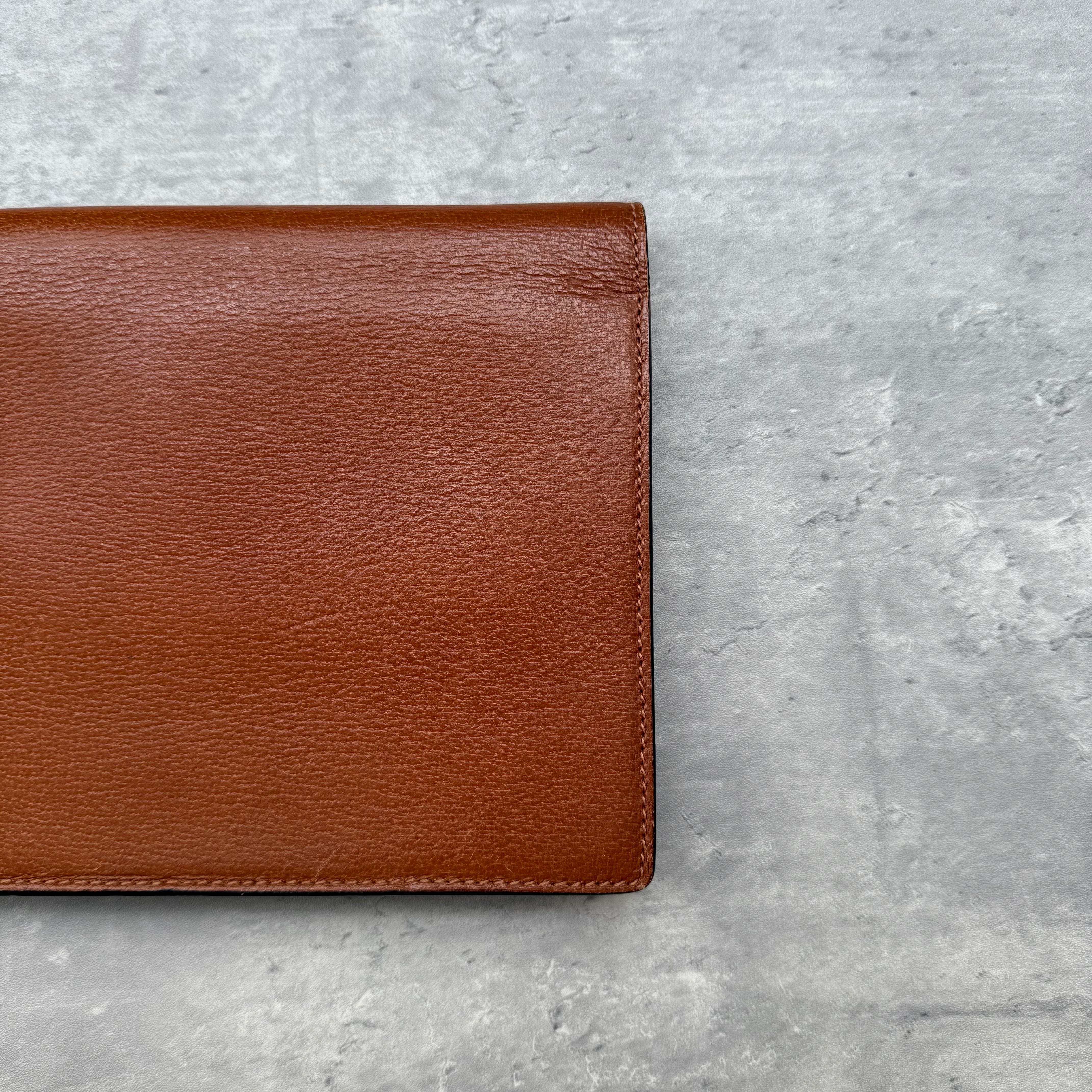 Gucci Vintage Clutch Bag Brown