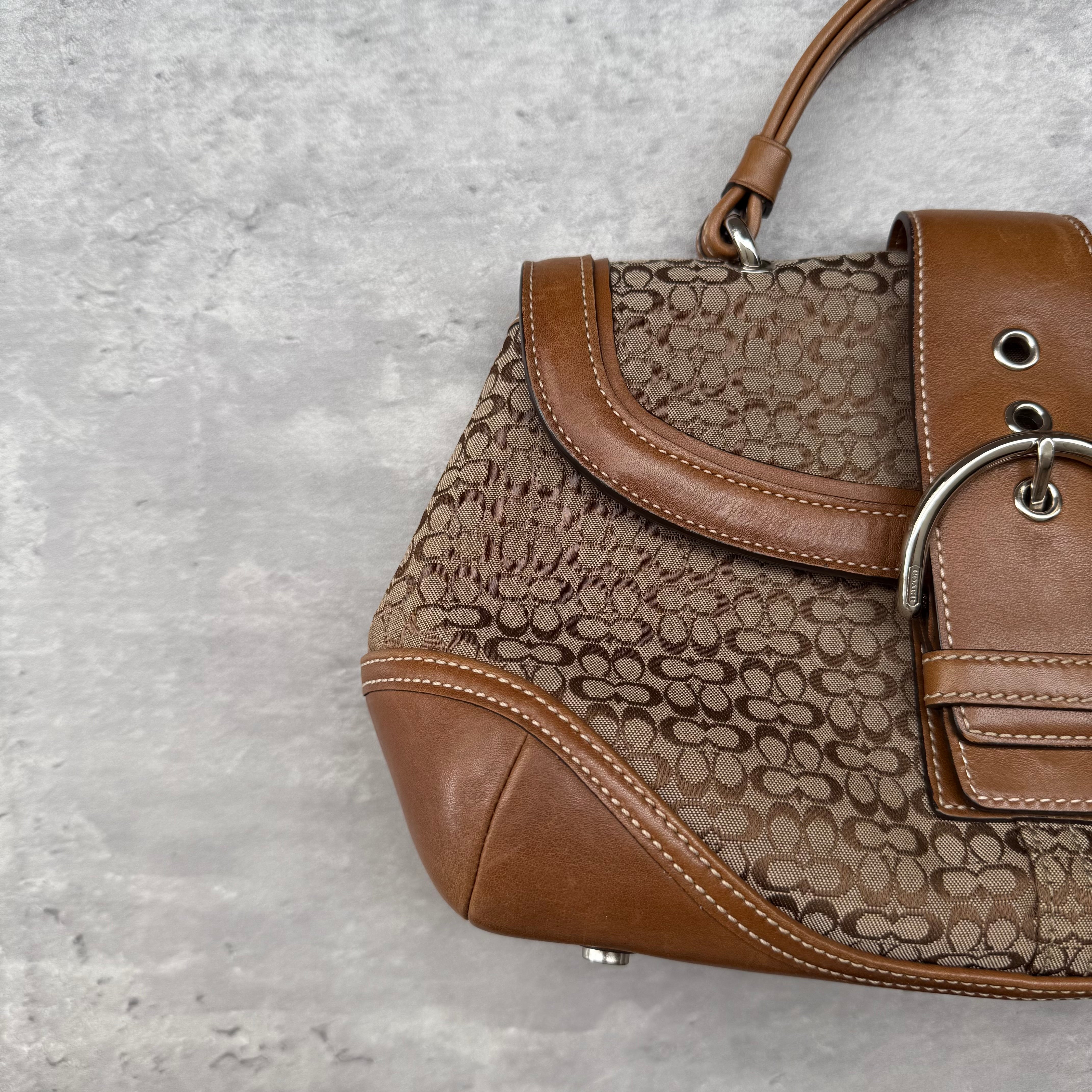 Coach Y2K Soho Shoulder Bag Tan