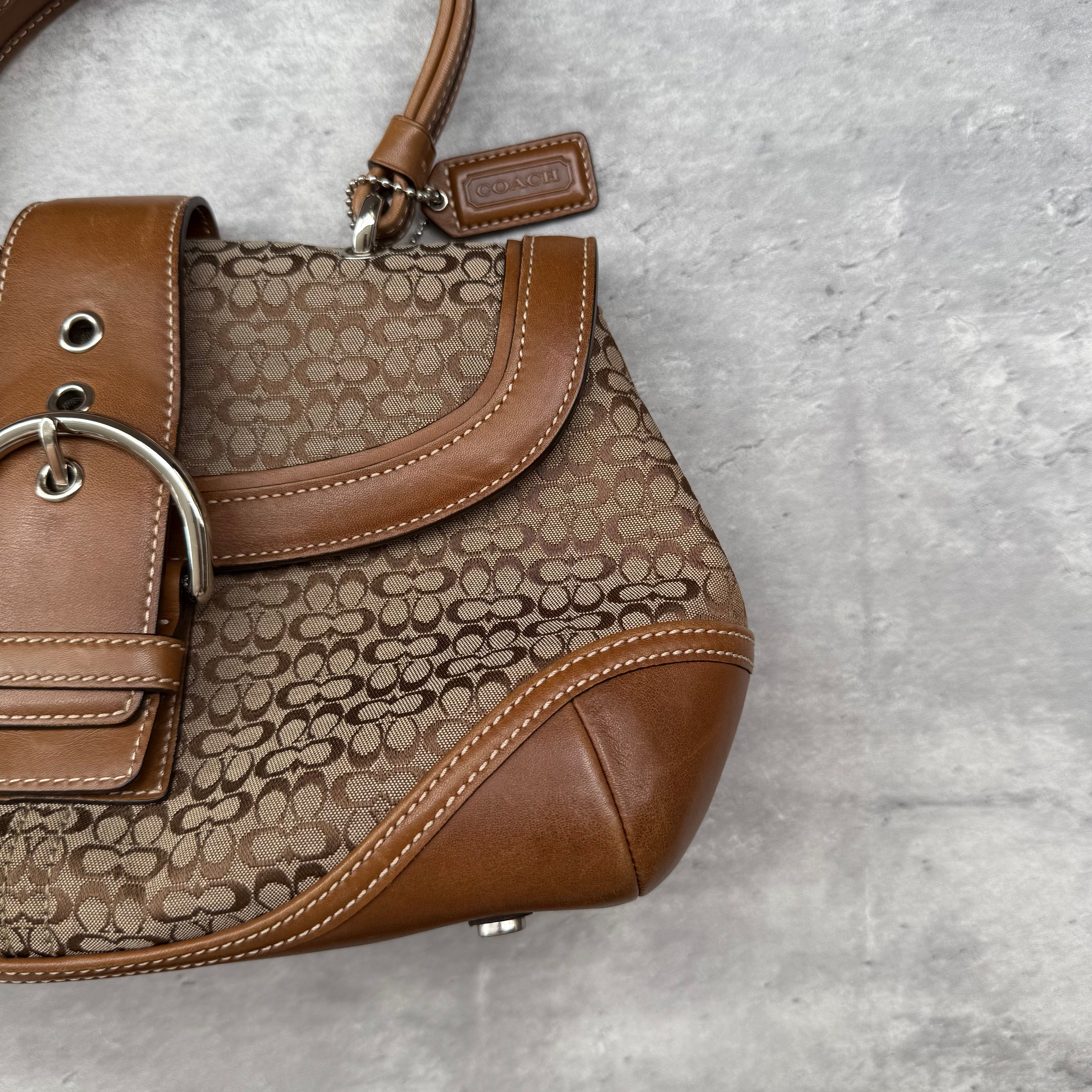 Coach Y2K Soho Shoulder Bag Tan