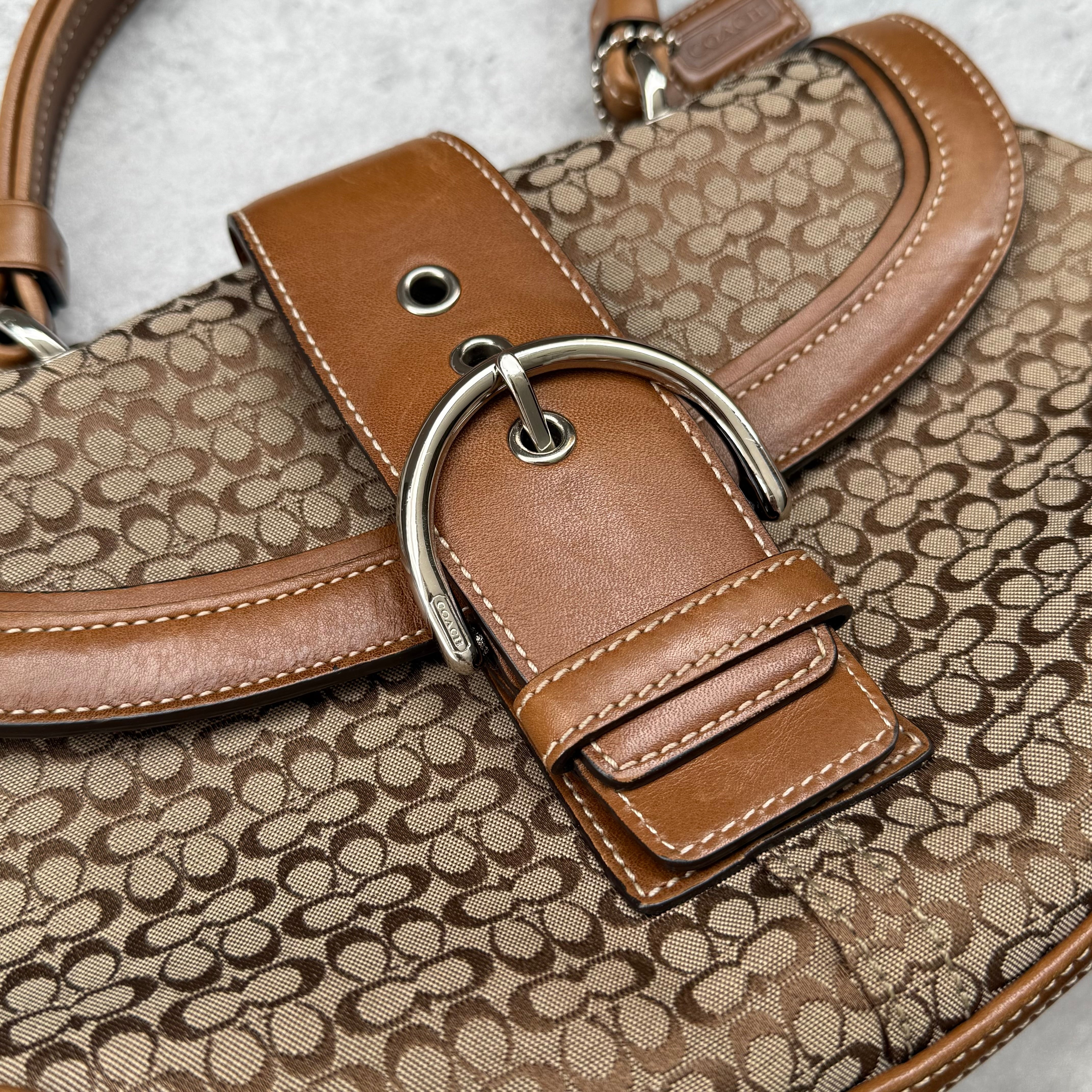 Coach Y2K Soho Shoulder Bag Tan