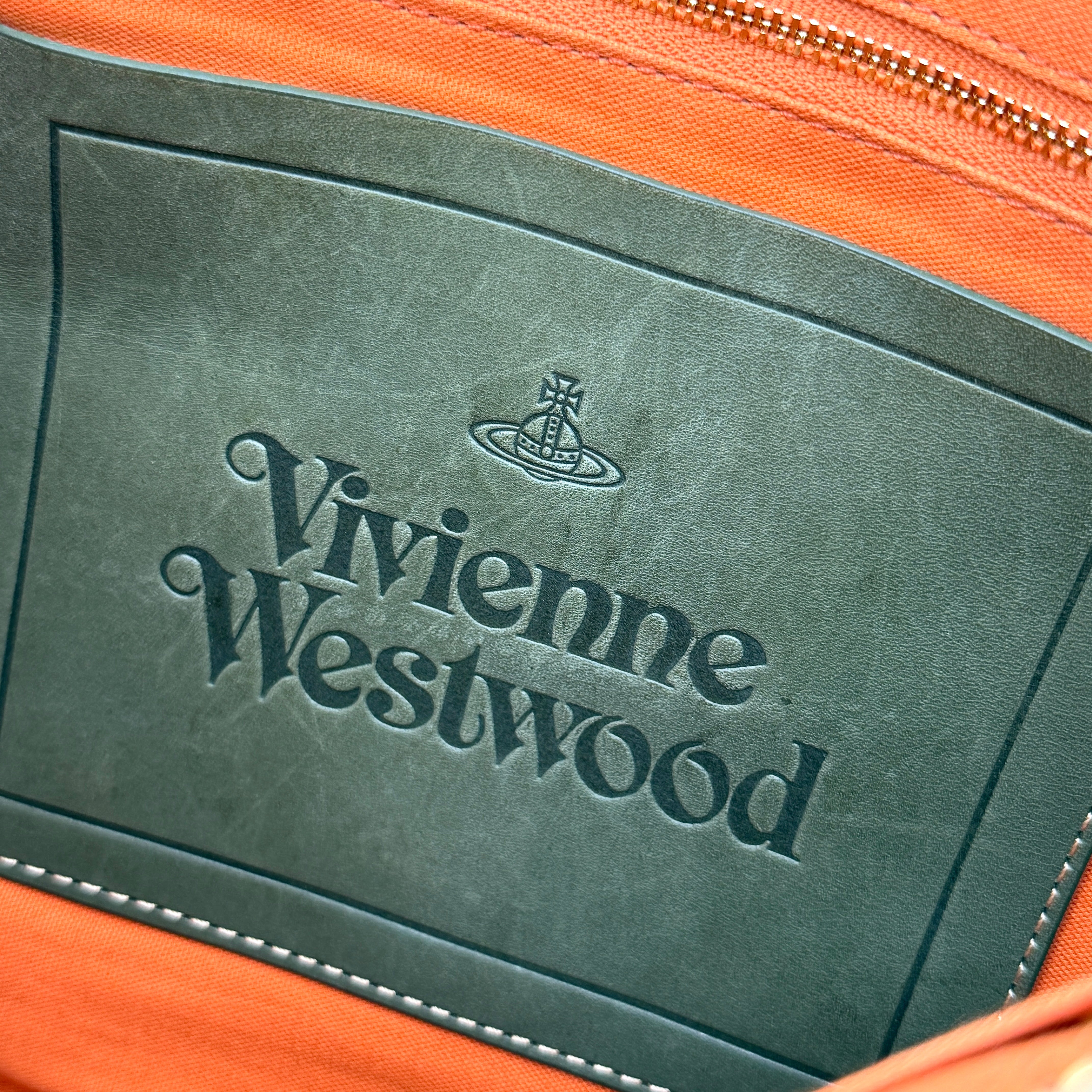 Vivienne Westwood Plaid Tote Bag Multicolor