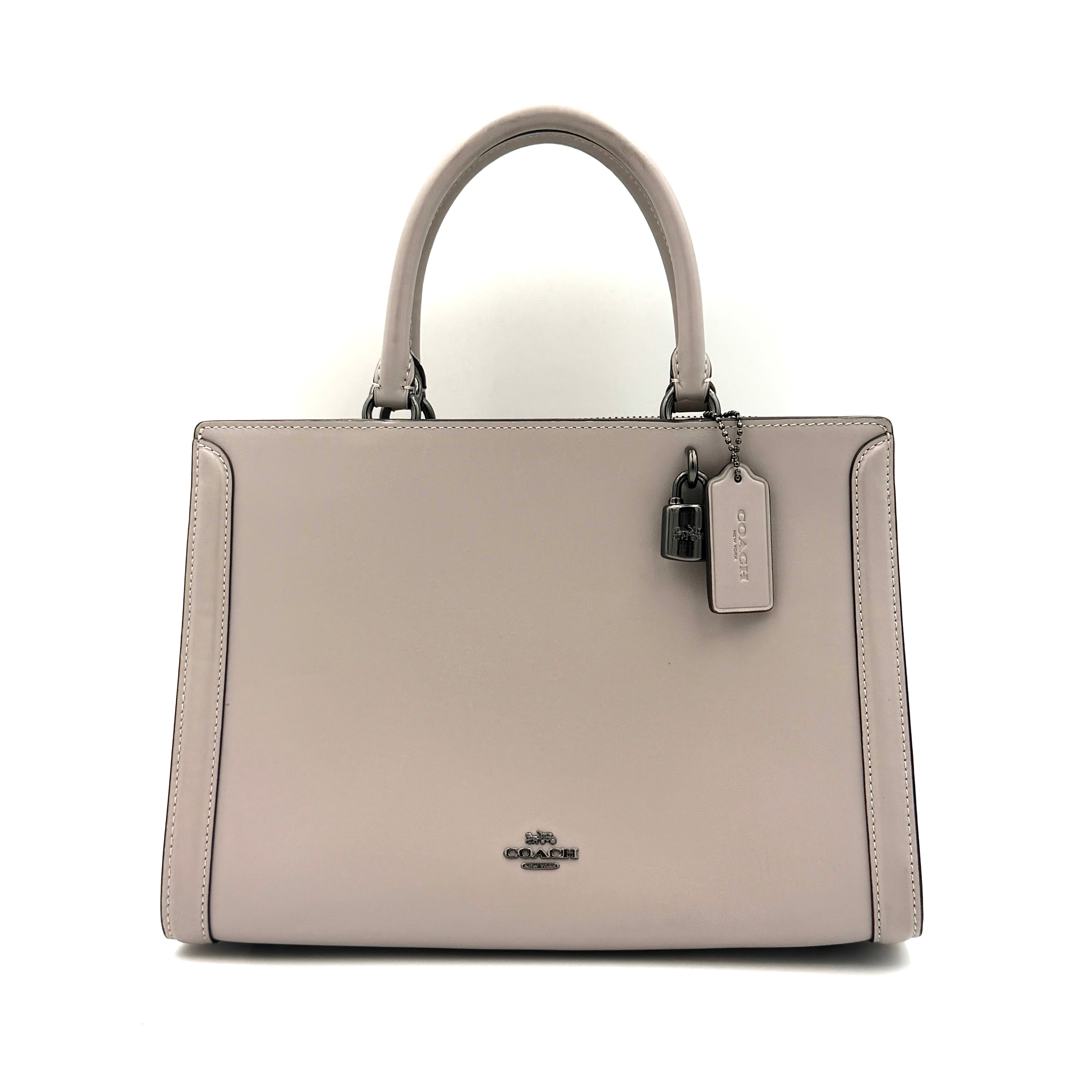 Coach 2Way Zoe Carryall Handbag Grey