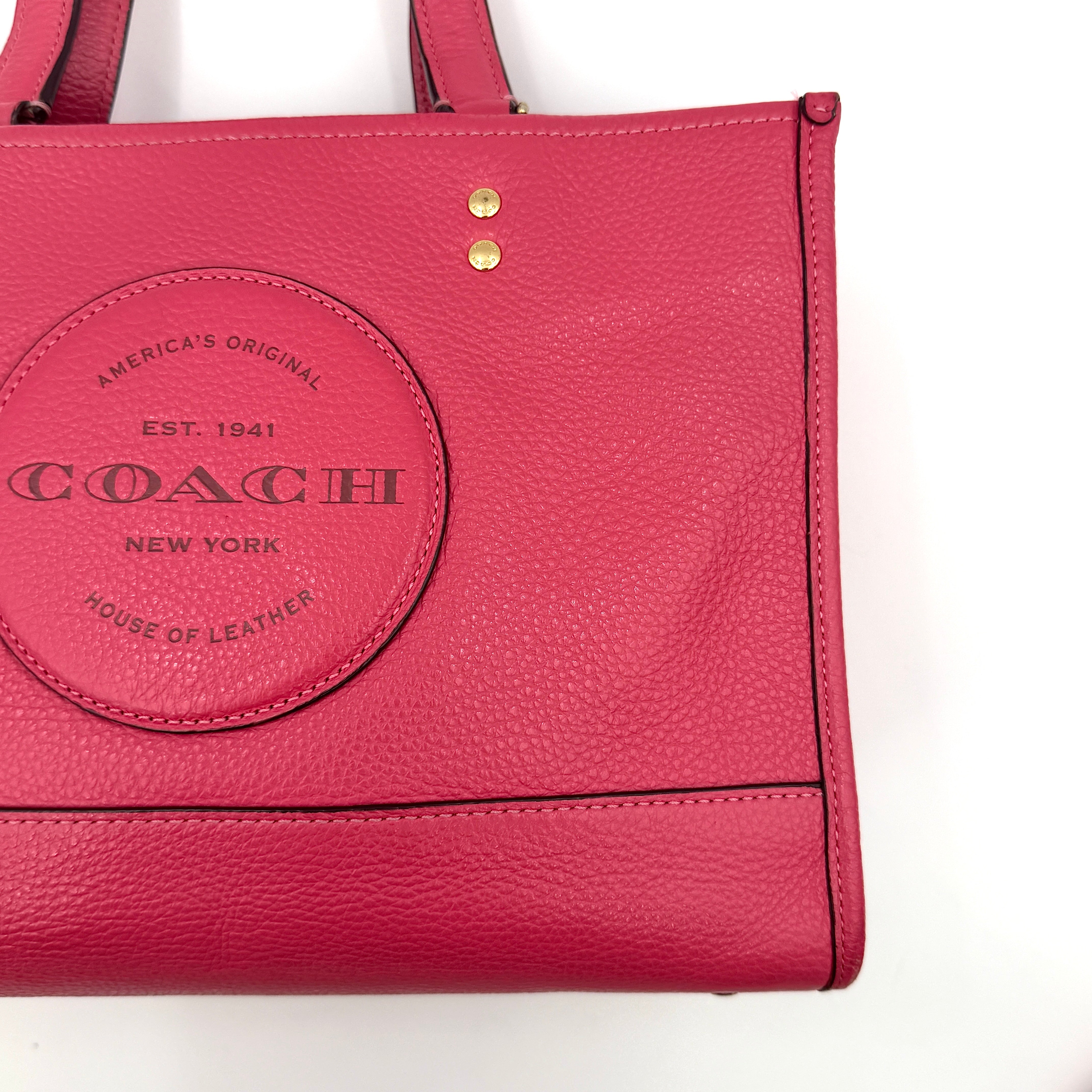 Coach 2Way Dempsey Carryall Tote Bag Pink