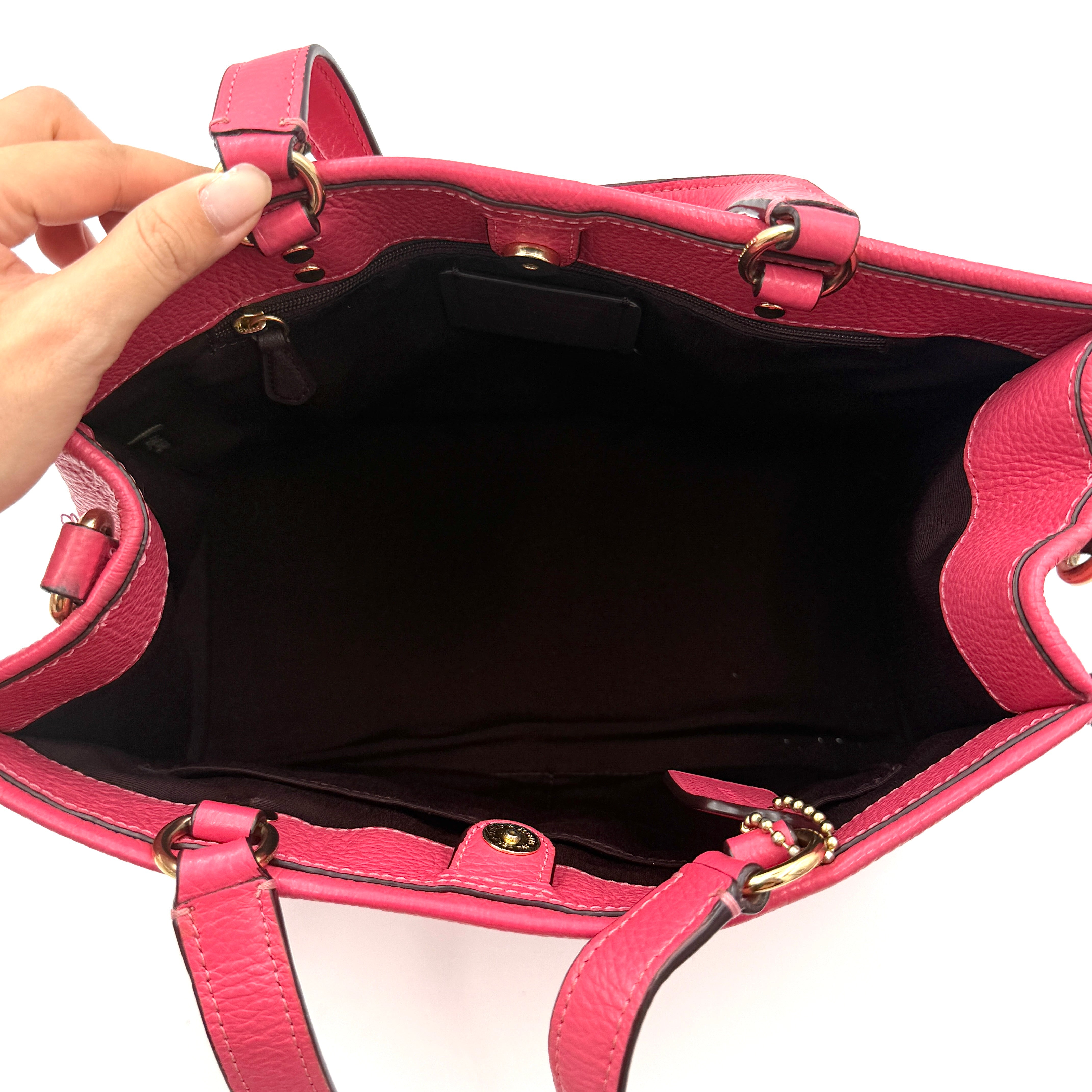 Coach 2Way Dempsey Carryall Tote Bag Pink