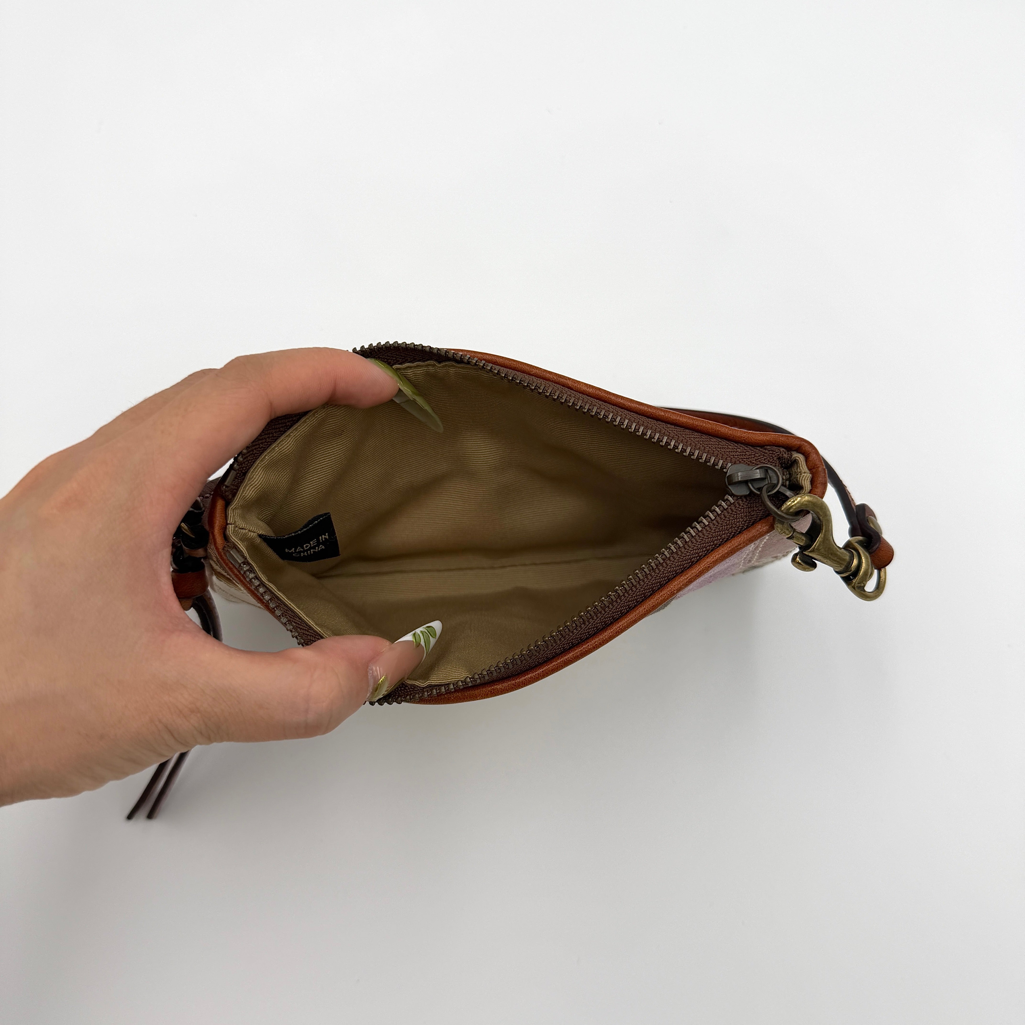 Coach Y2K Patchwork Wristlet Multicolor