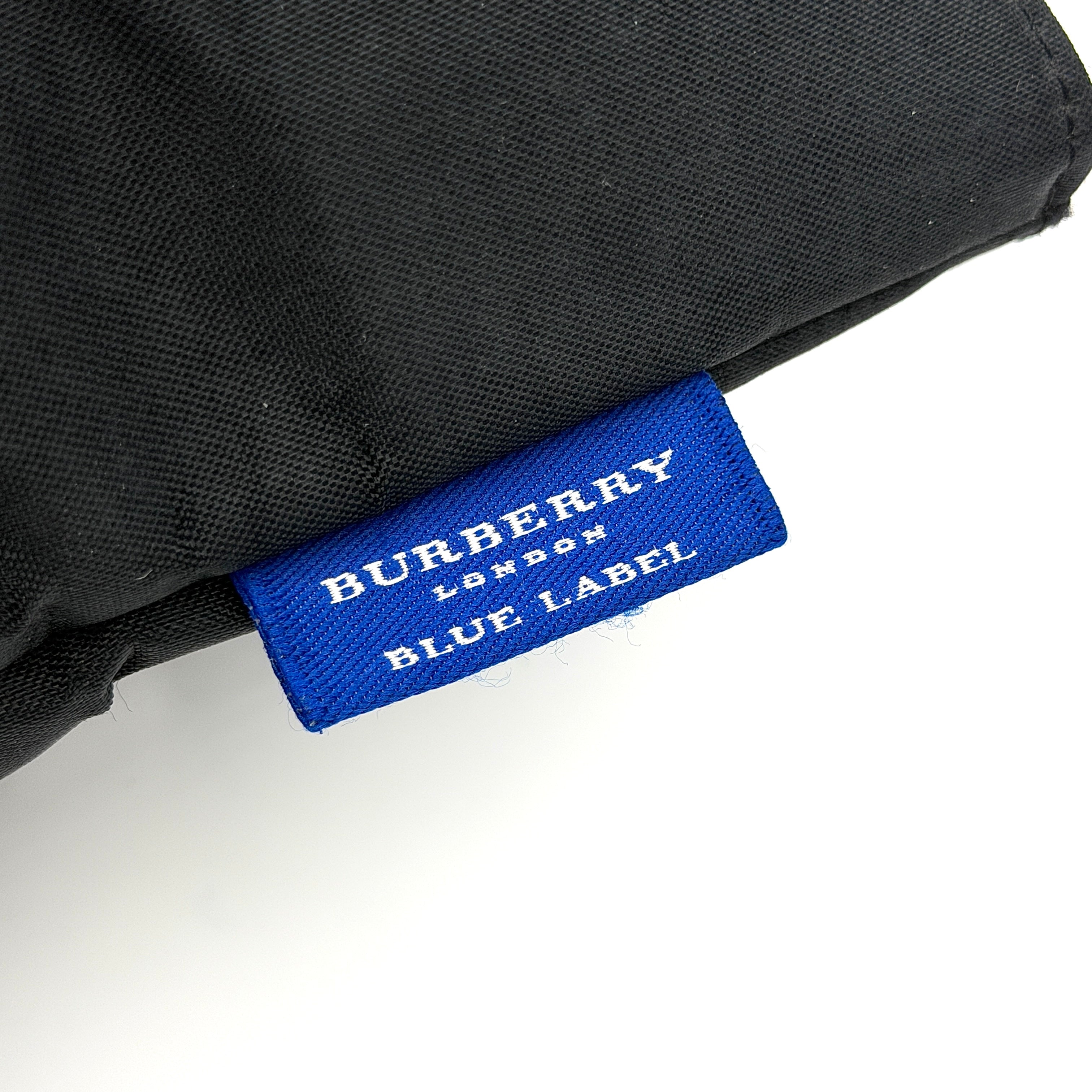 Burberry Nova Check Nylon Tote Bag Black/Beige