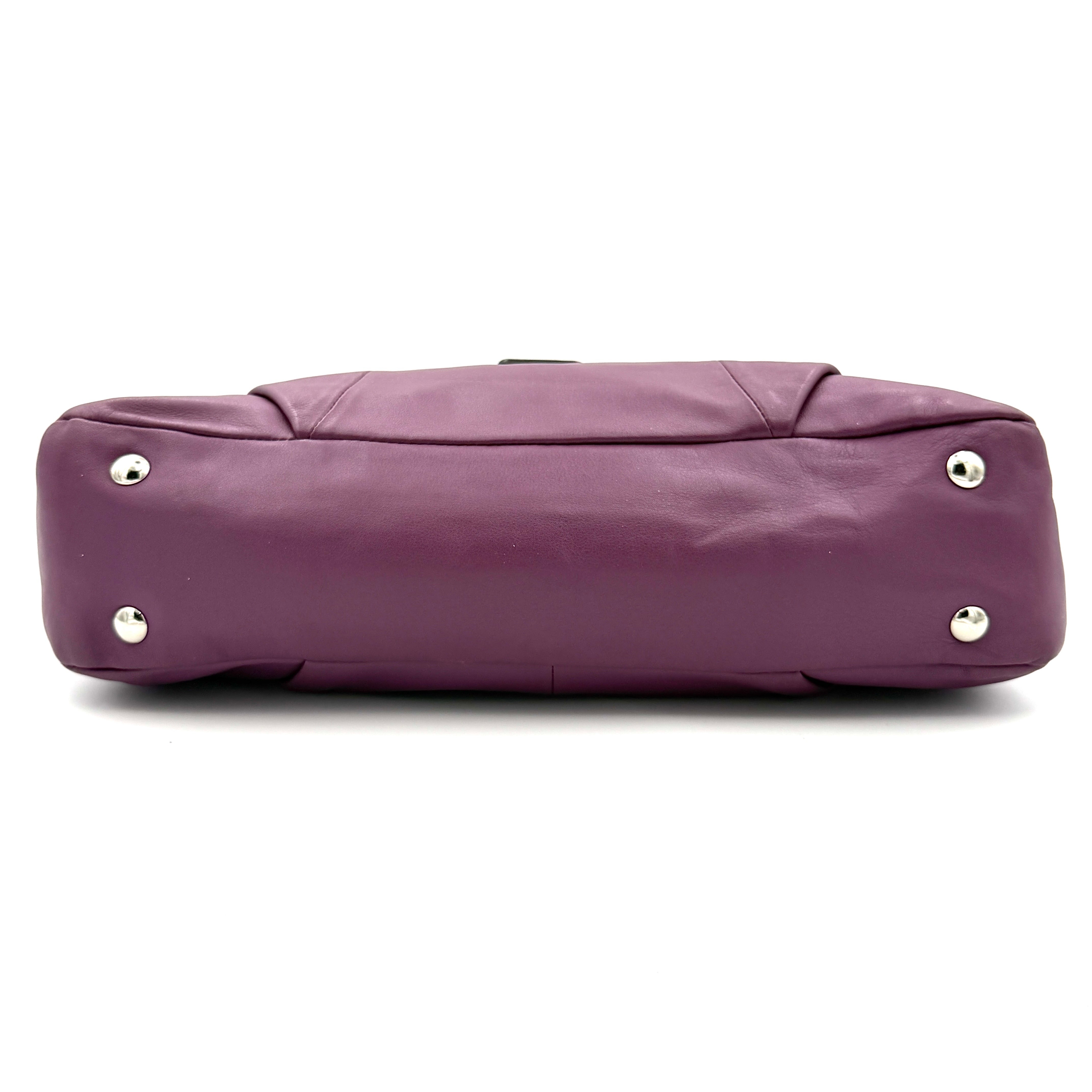 Coach Y2K Soho Buckle Shoulder Bag Purple