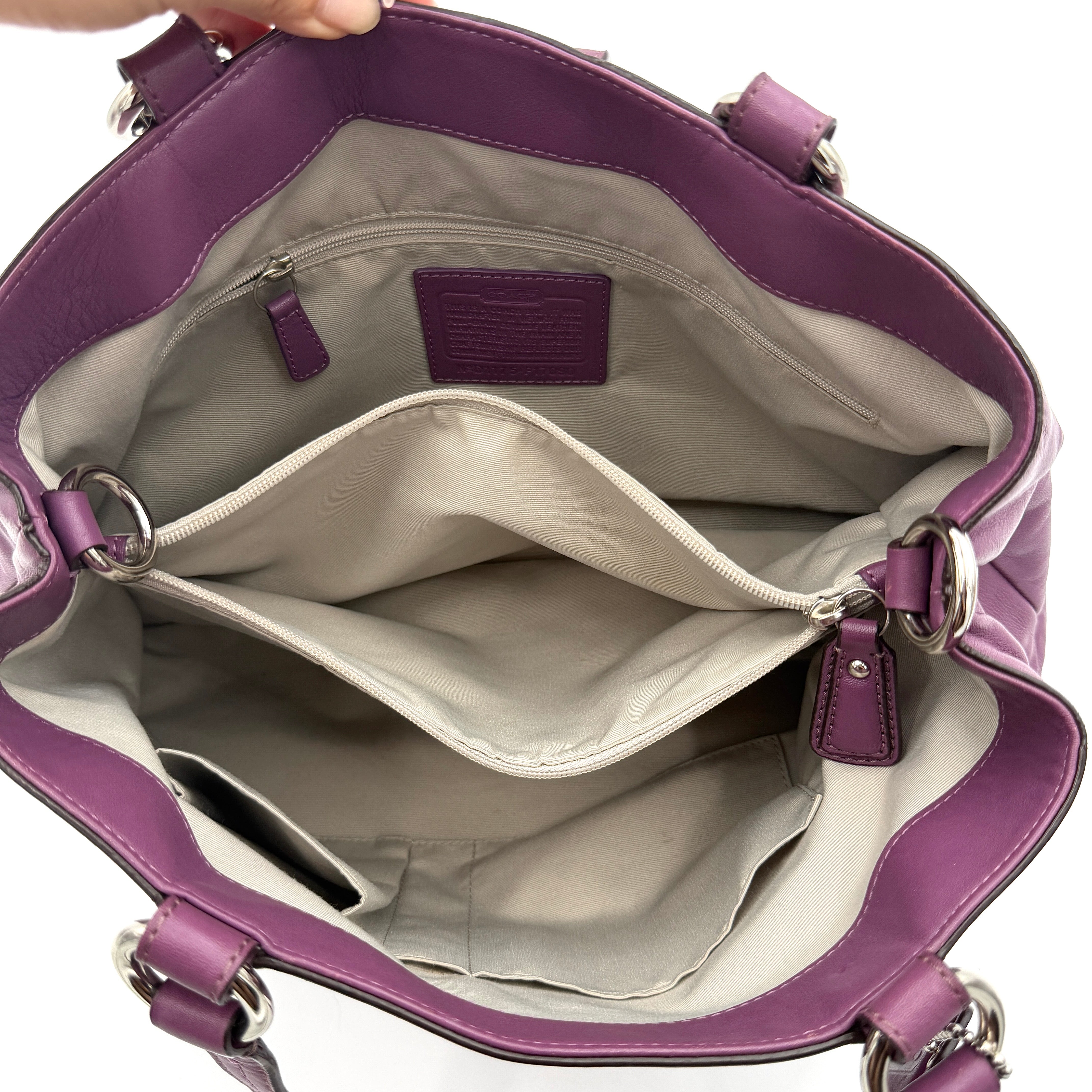 Coach Y2K Soho Buckle Shoulder Bag Purple