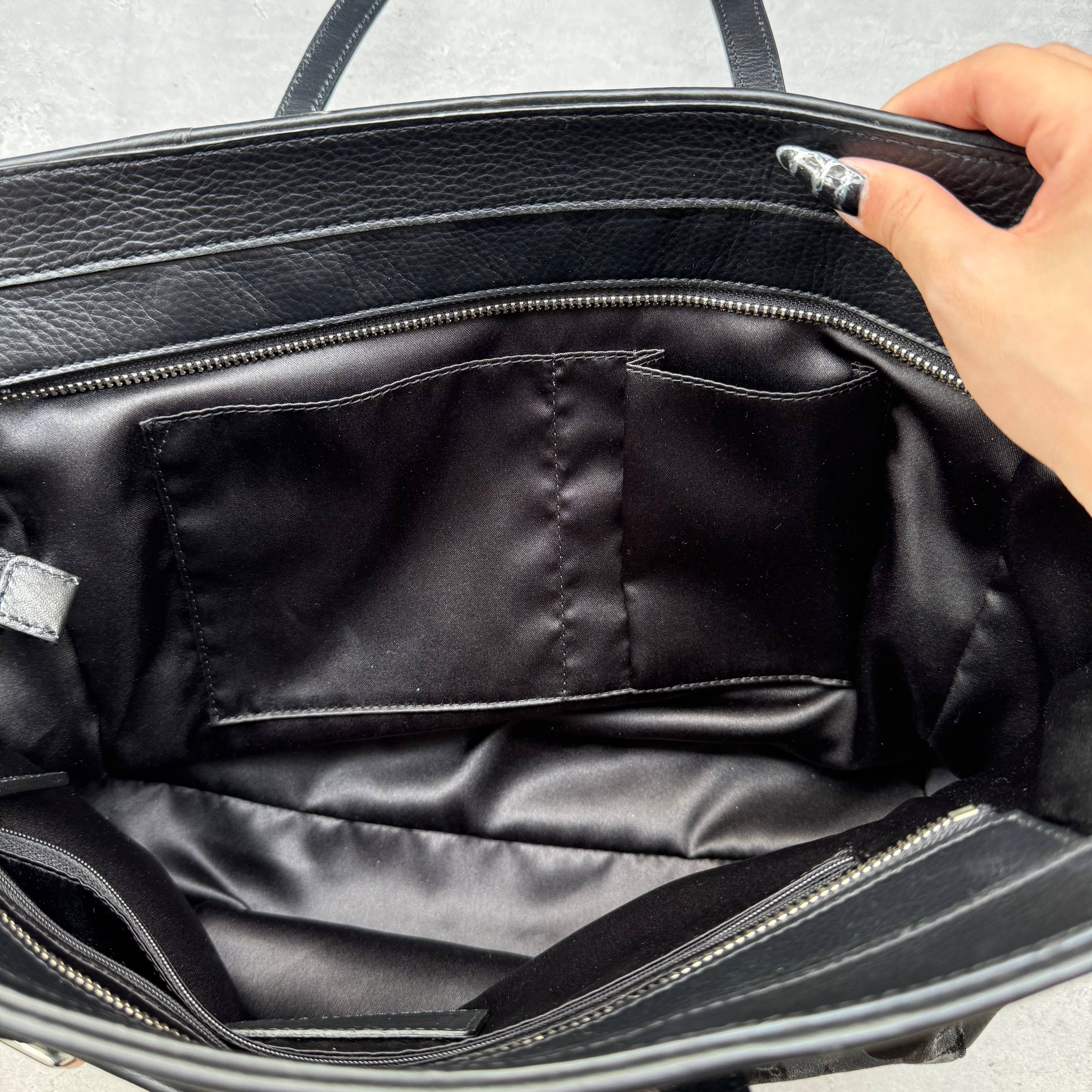 Coach Taylor OP Art Alexis Carryall Handbag Black