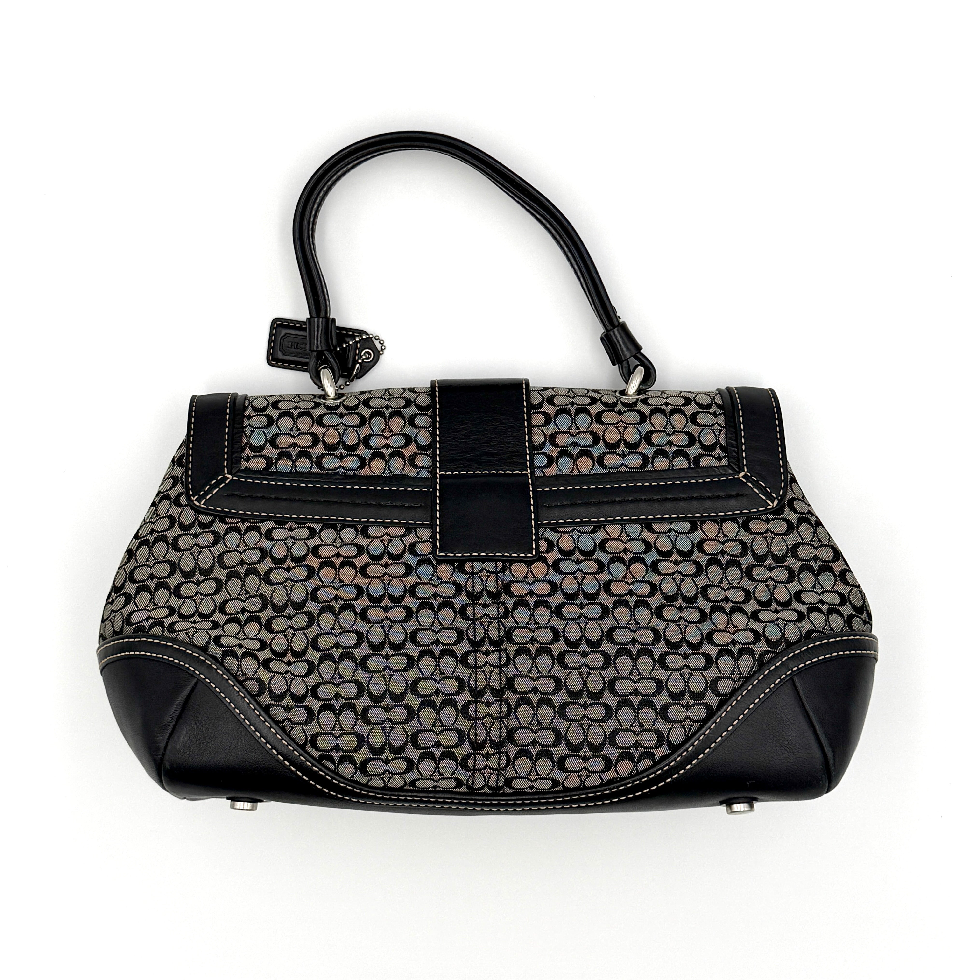 Coach Y2K Signature Soho Shoulder Bag Grey/Black