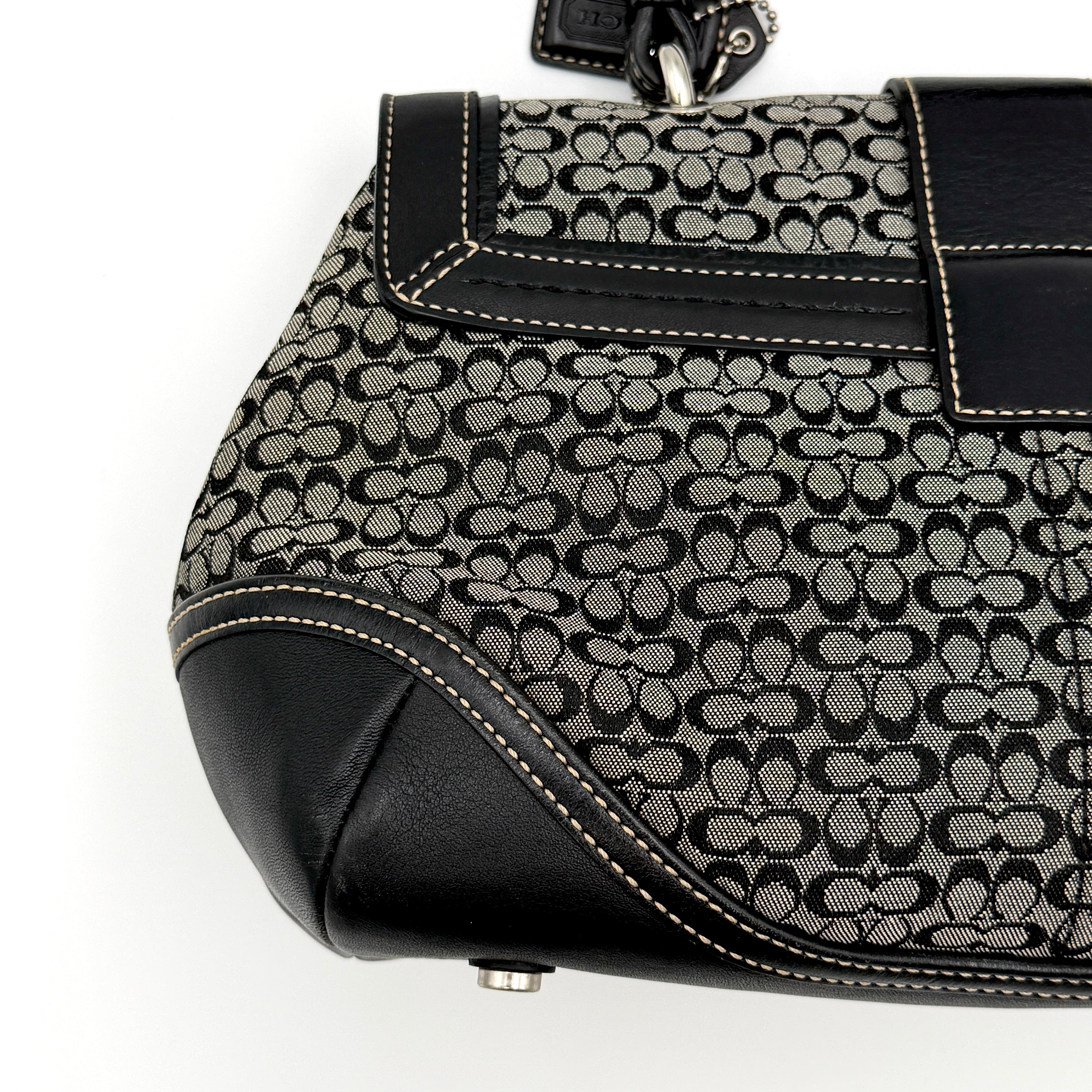 Coach Y2K Signature Soho Shoulder Bag Grey/Black