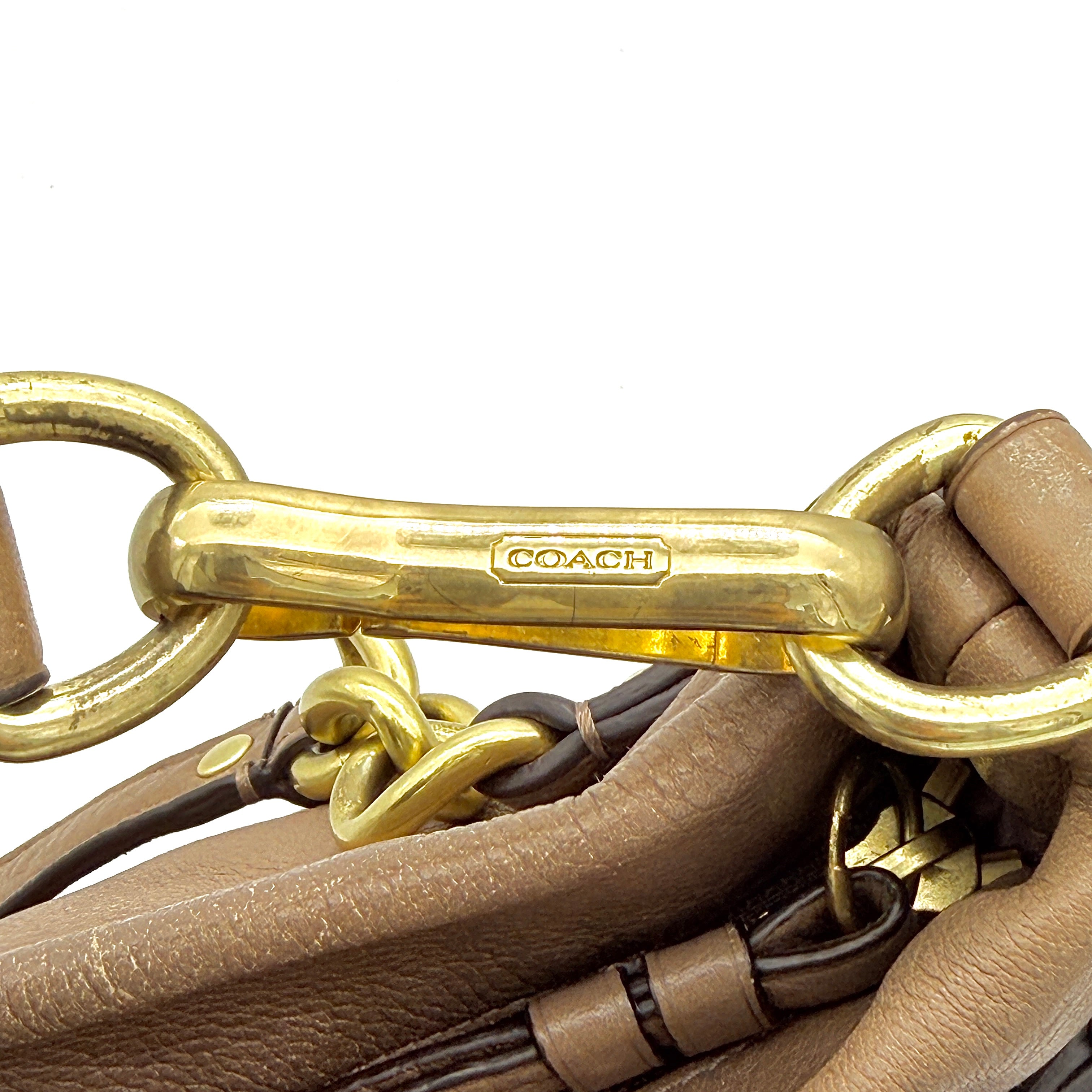 Coach Brooke Hobo Shoulder Bag Brown