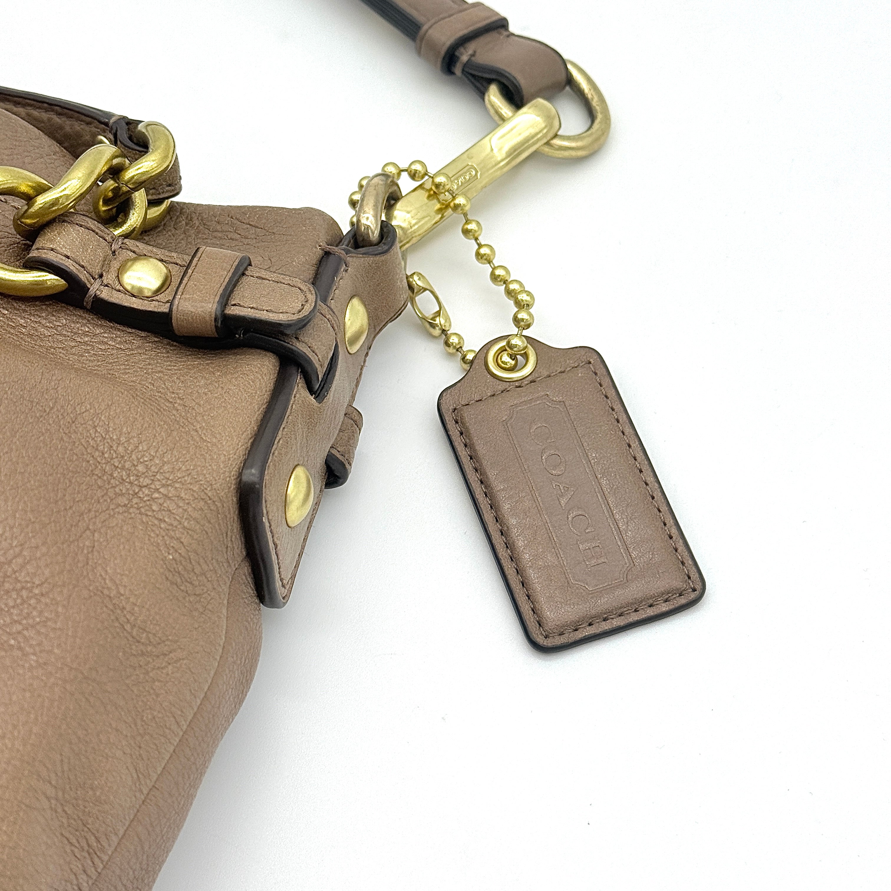 Coach Brooke Hobo Shoulder Bag Brown