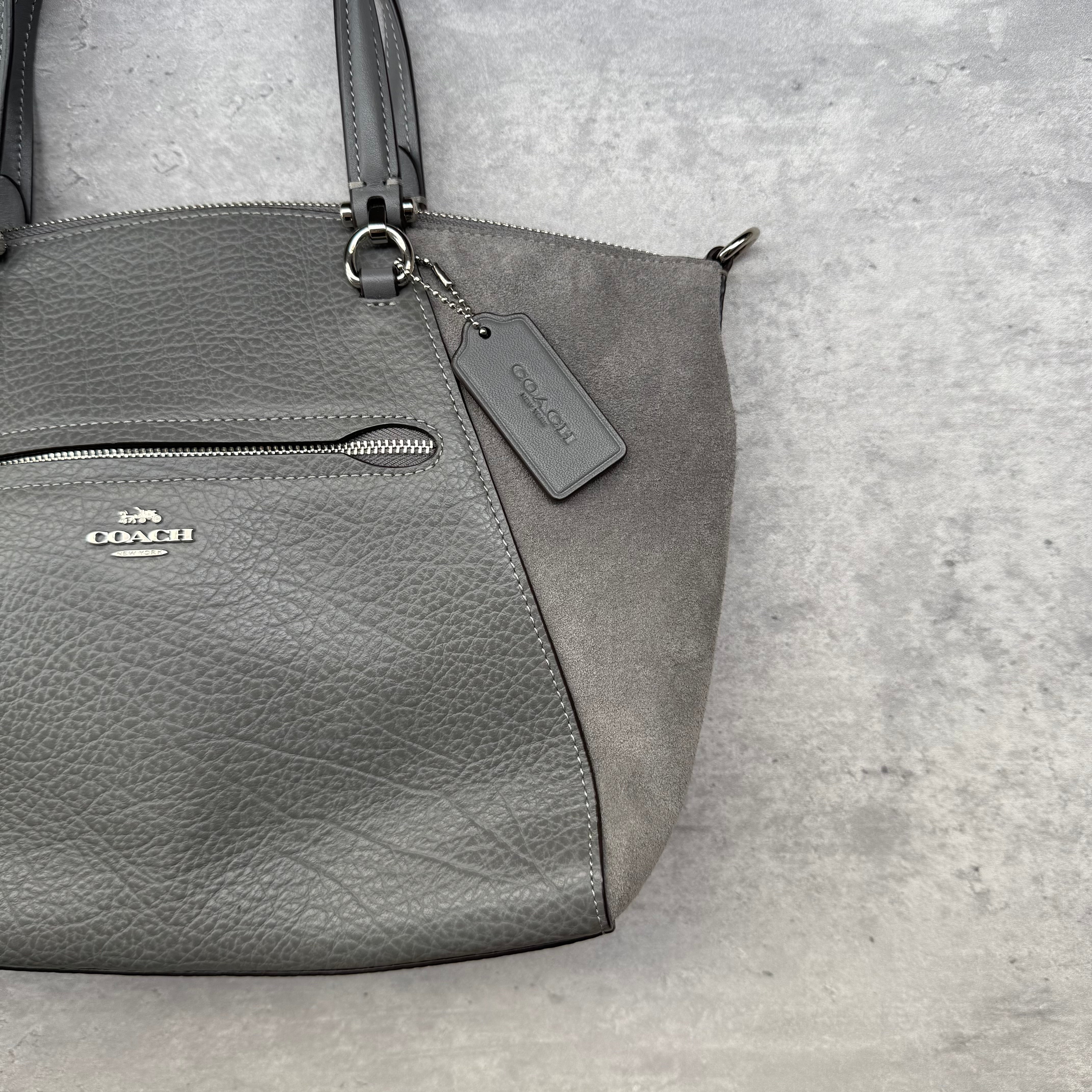 Coach Prairie Satchel ShoulderBag Grey