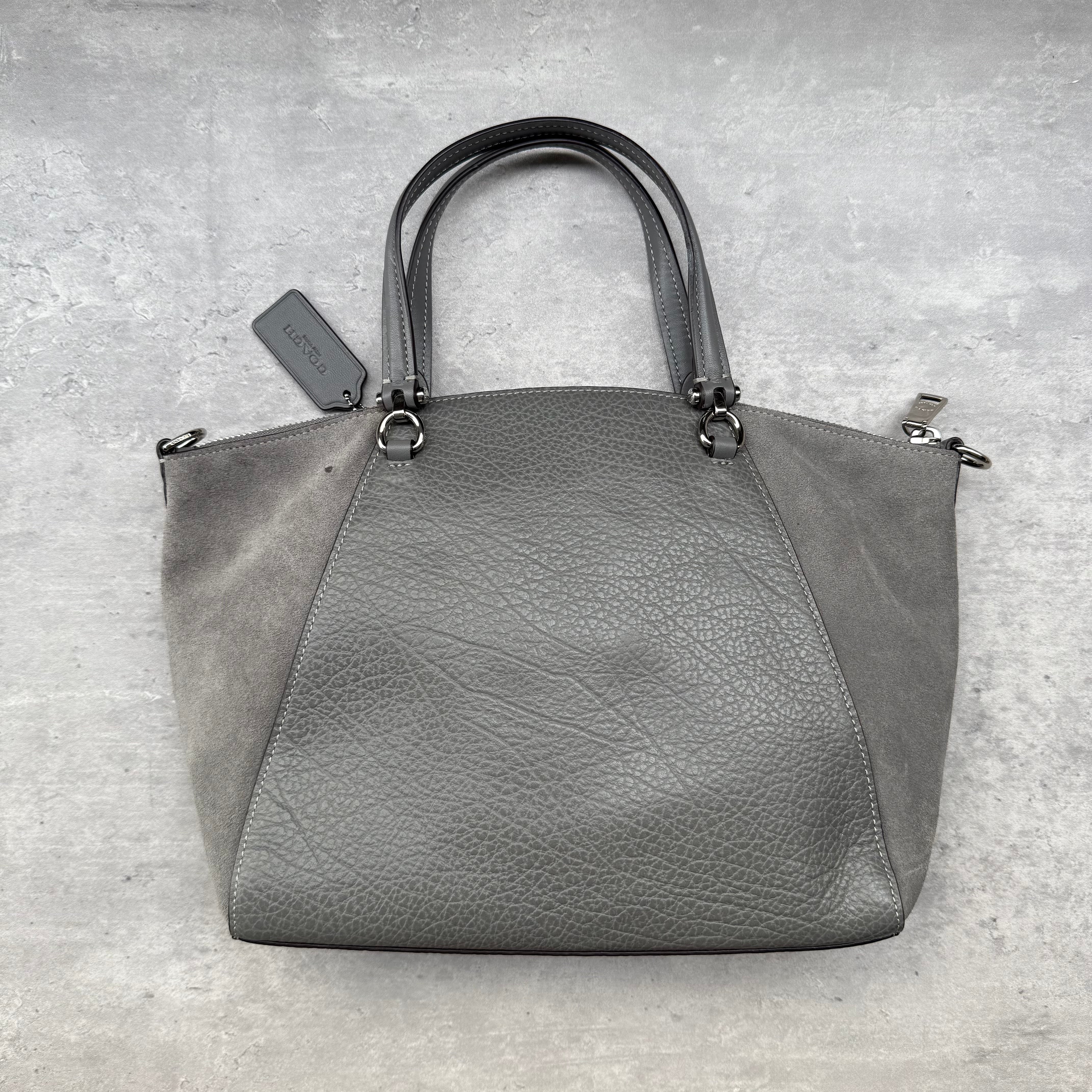 Coach Prairie Satchel ShoulderBag Grey