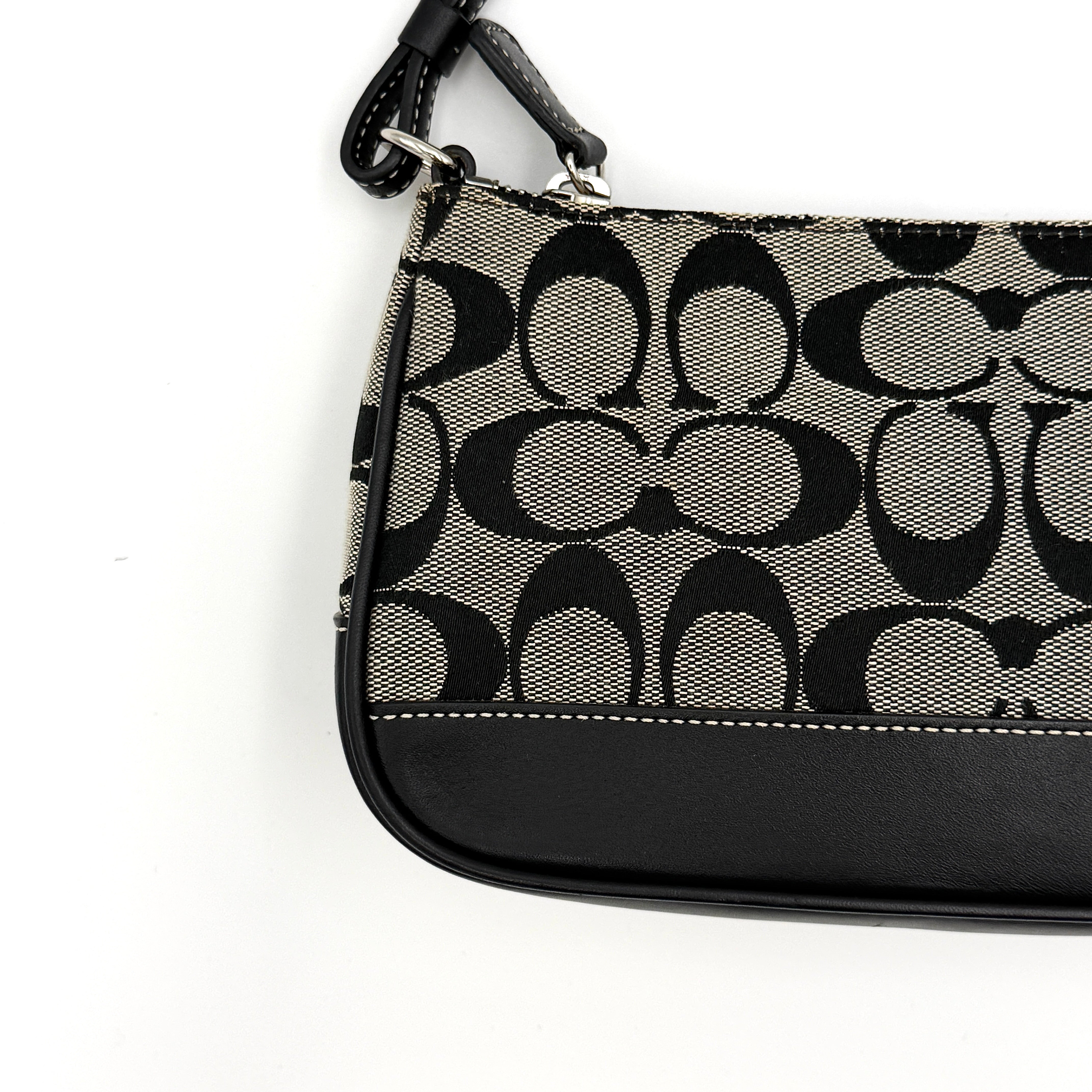Coach Y2K Demi Shoulder Bag Black/Grey