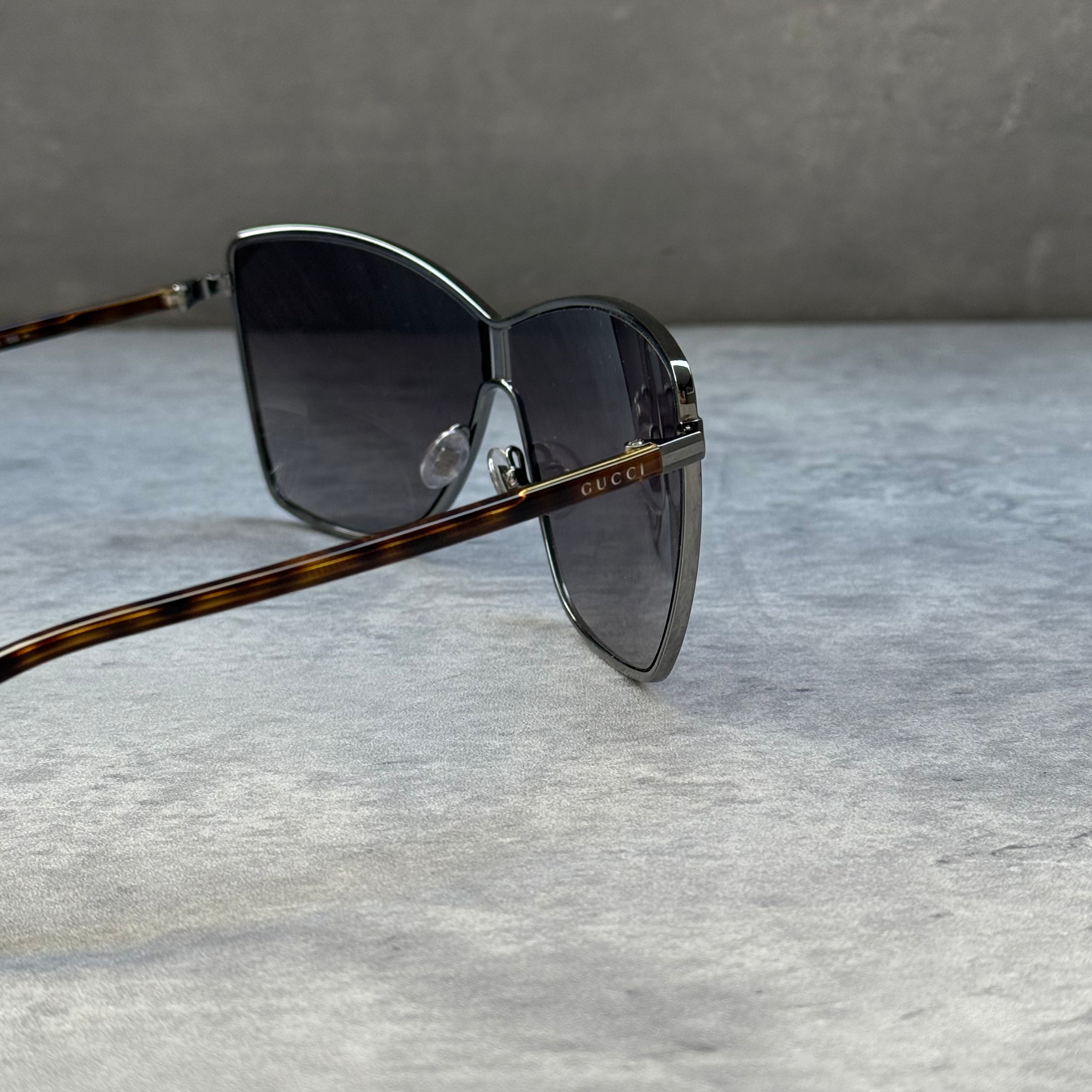 Gucci Oversized Square Sunglasses Brown