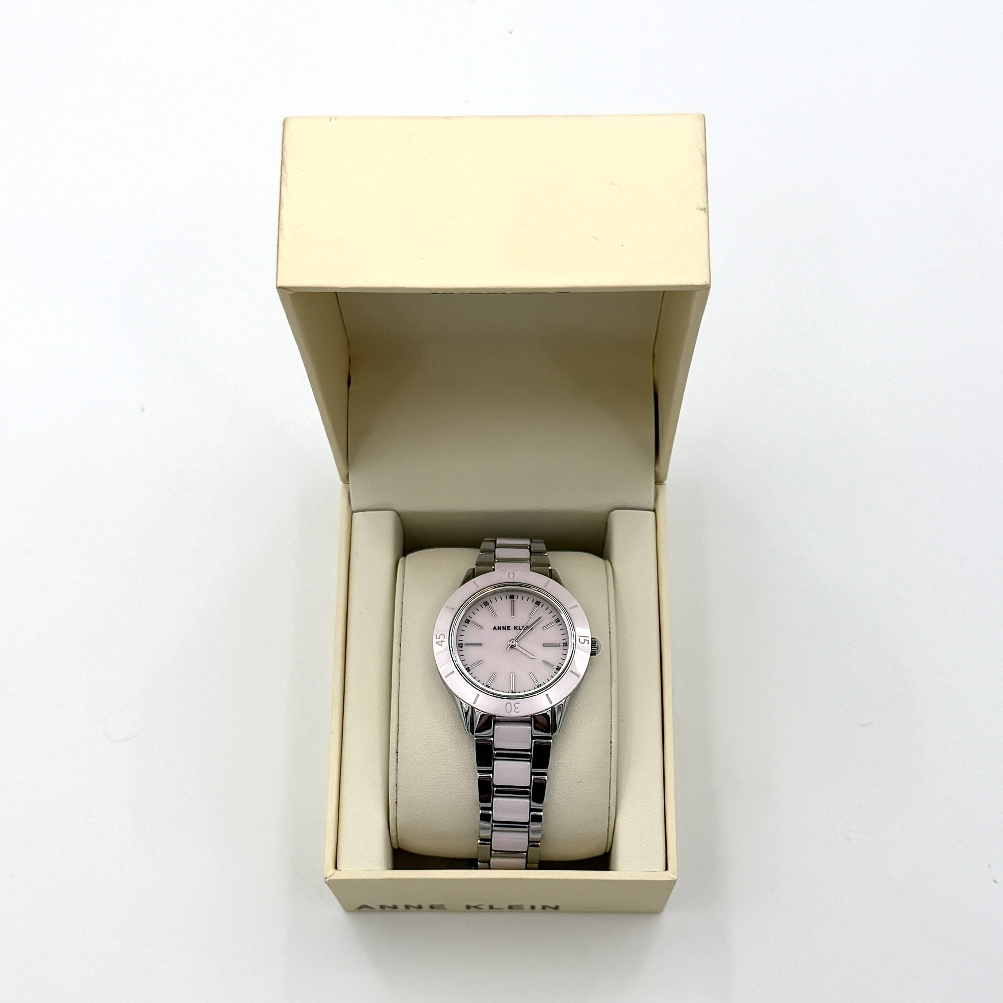 Anne Klein AK/3161 Stainless Steel Watch Pink/Silver