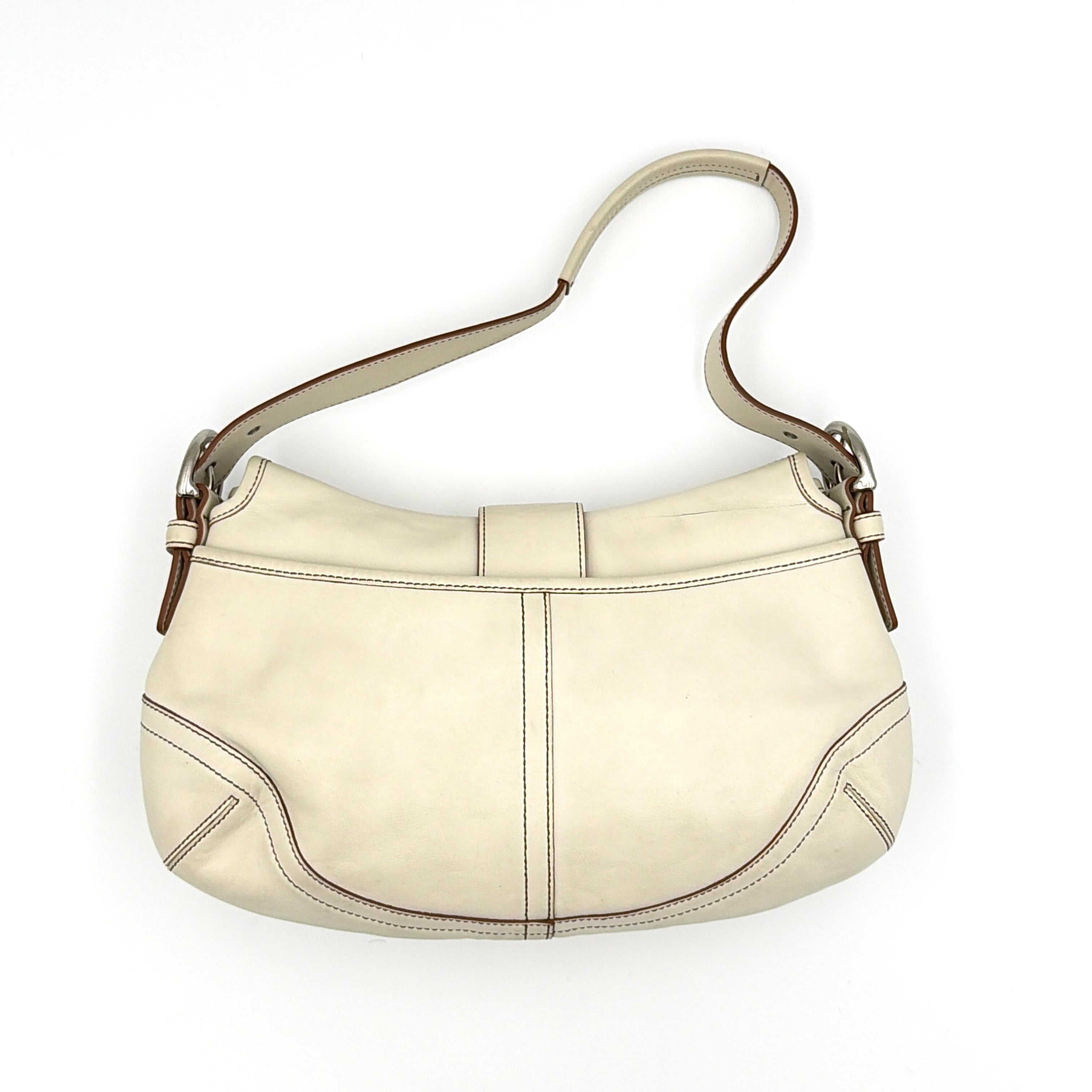 Coach Y2K Signature Soho Buckle Shoulder Bag Cream
