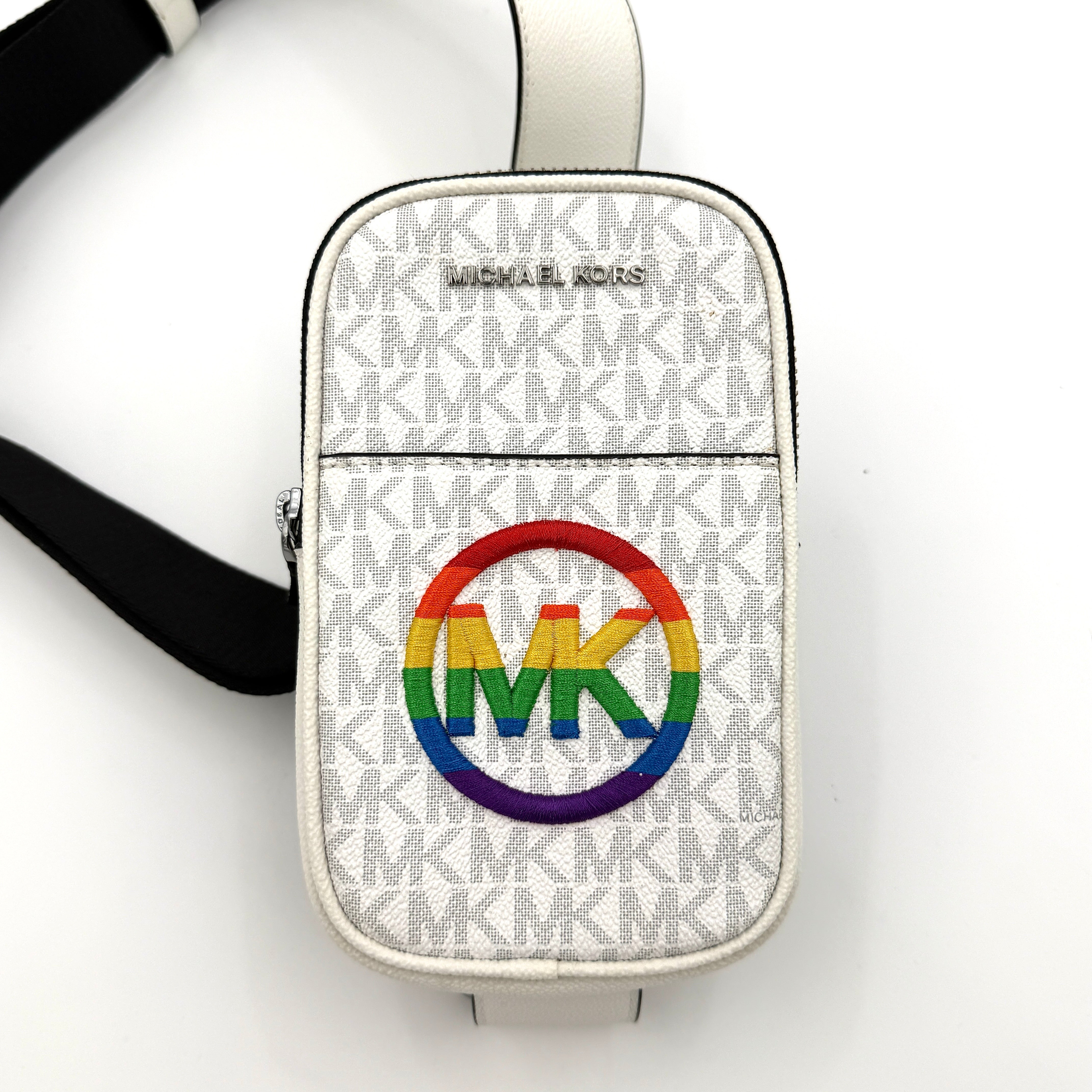 Michael Kors Pride Hudson Embroided Logo Crossbody Bag