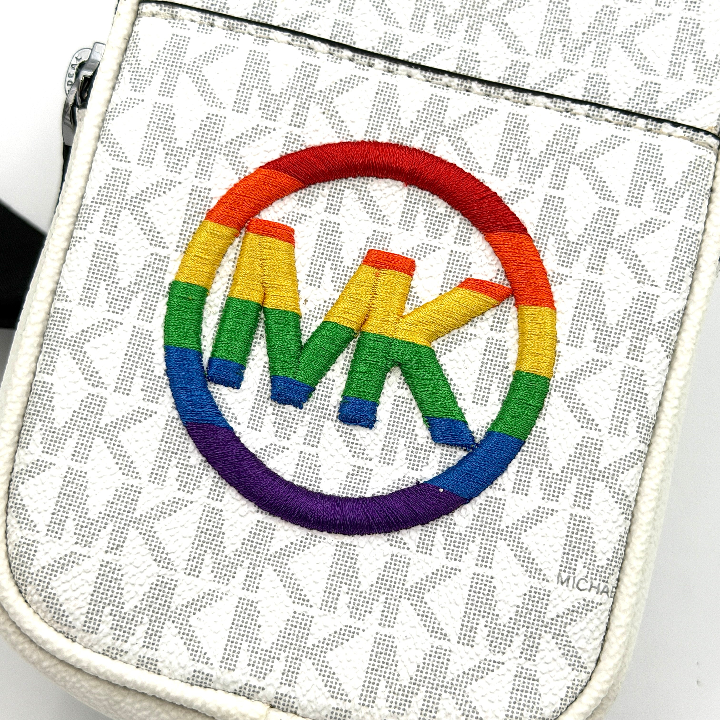 Michael Kors Pride Hudson Embroided Logo Crossbody Bag