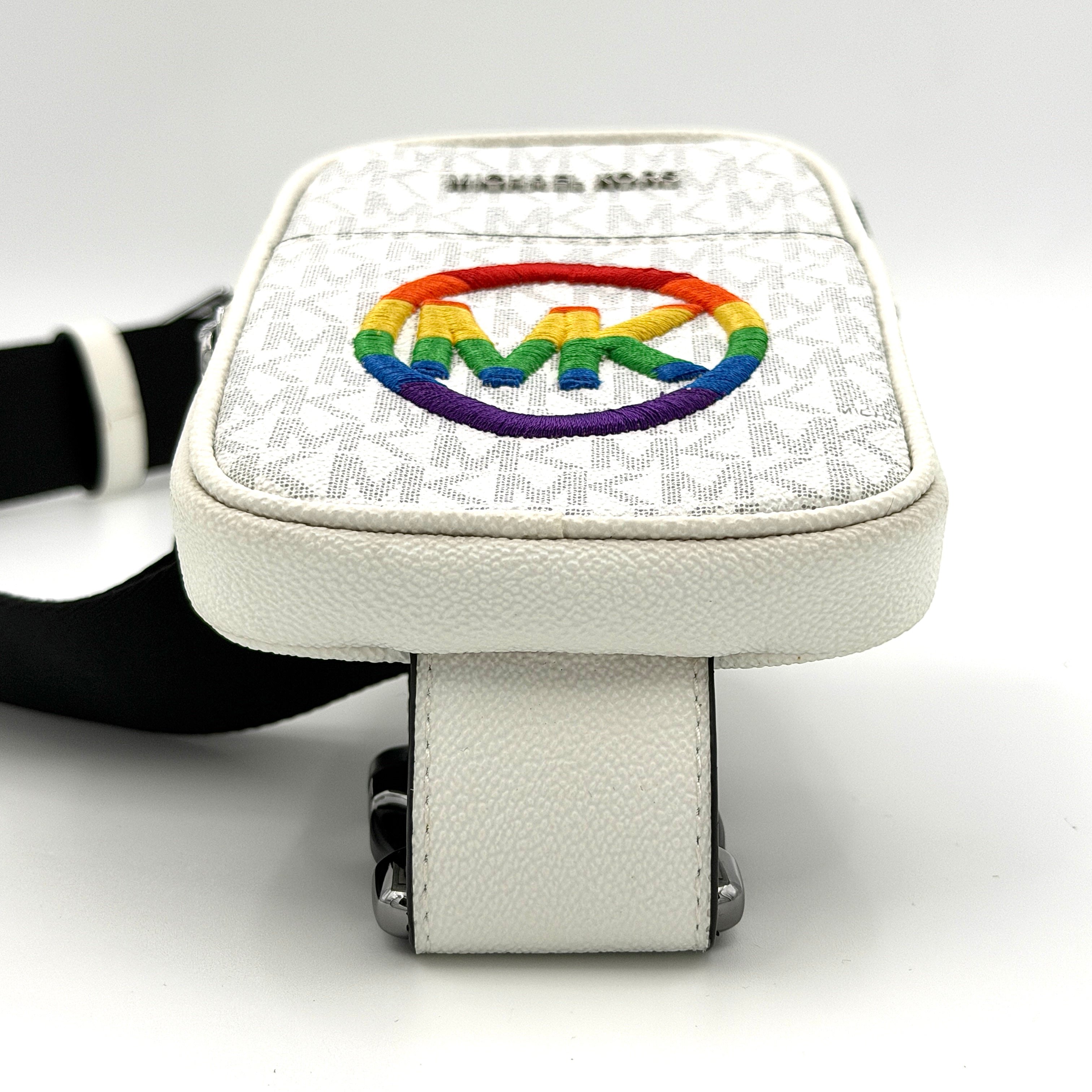 Michael Kors Pride Hudson Embroided Logo Crossbody Bag