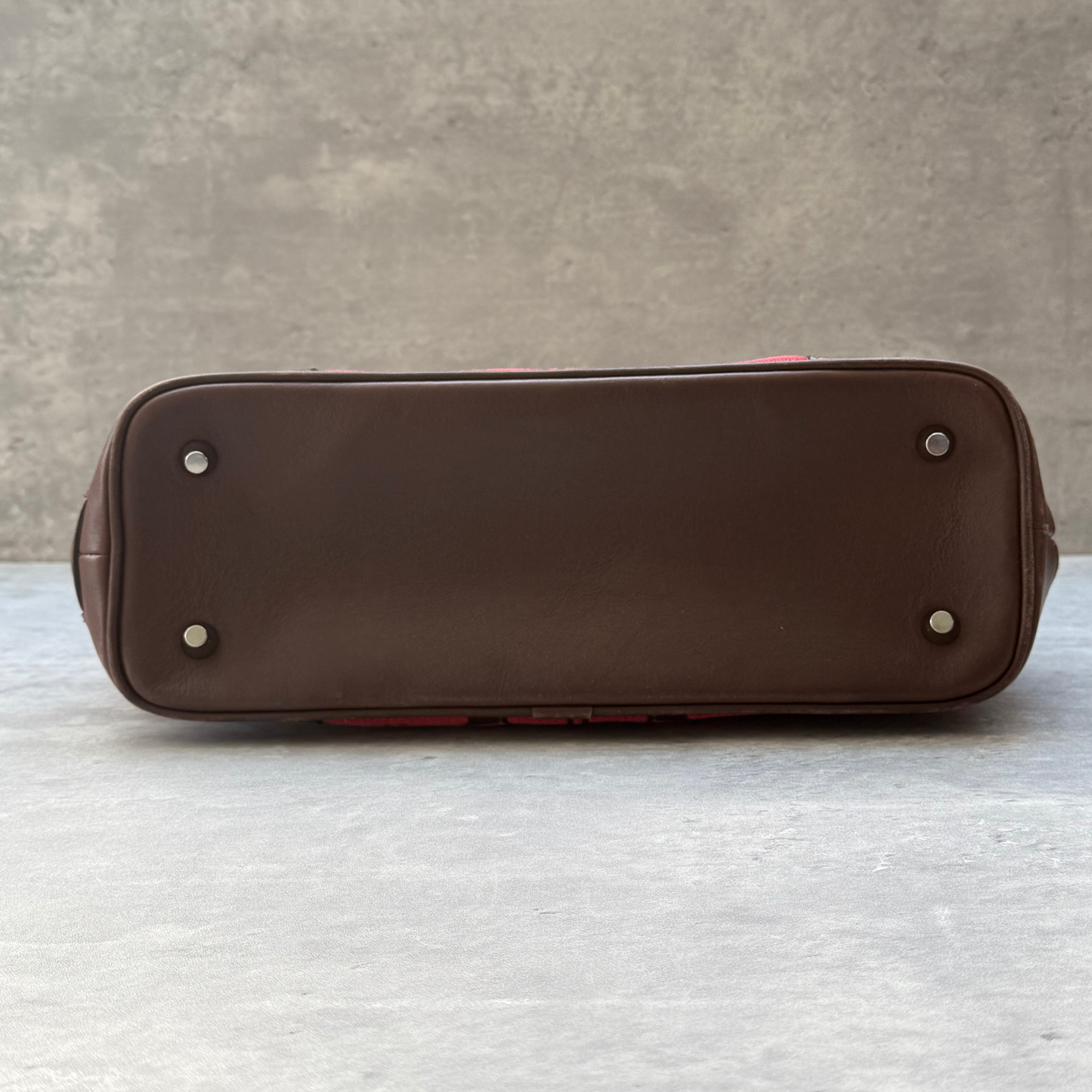 Coach Signature Canvas HandBag Red/Brown