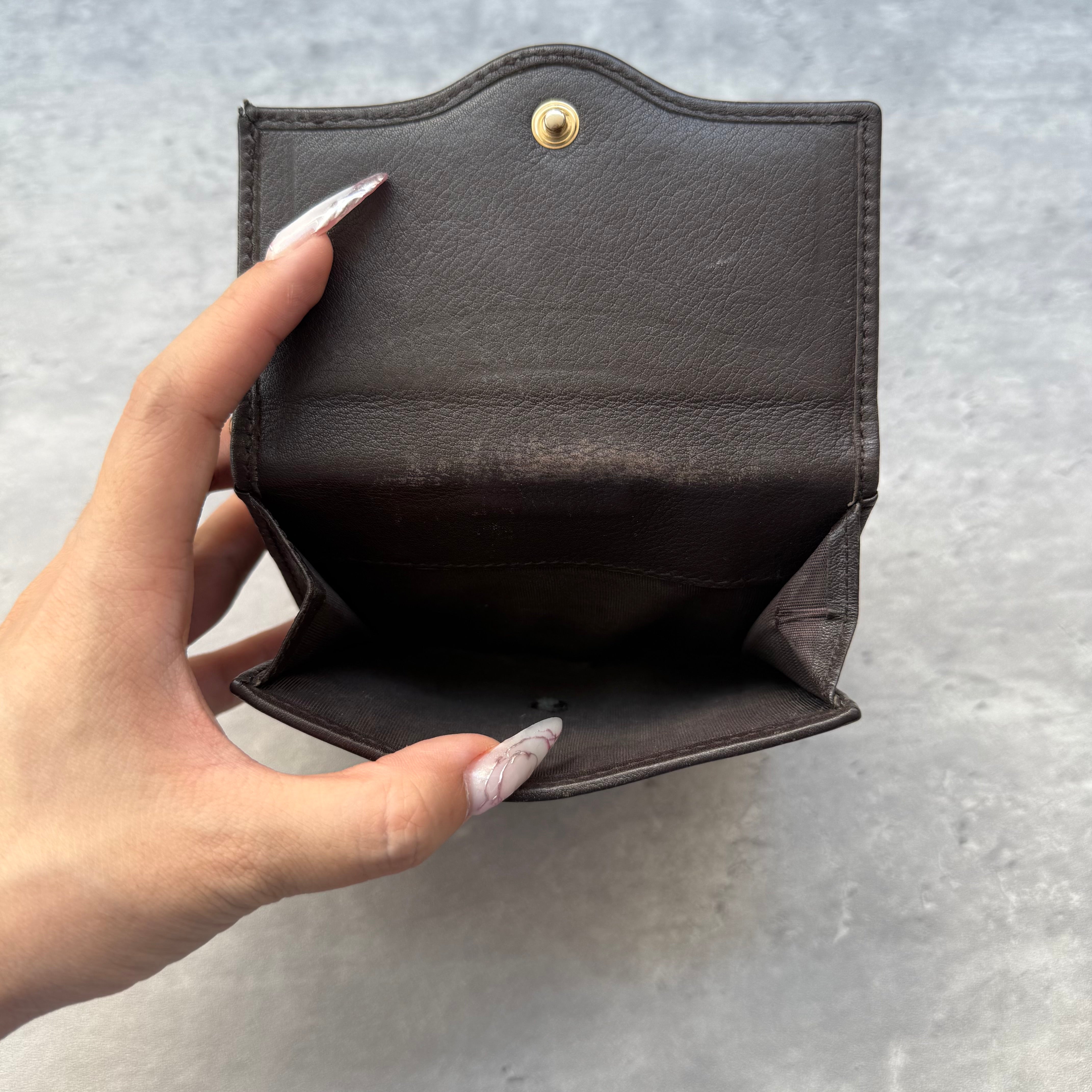 Gucci GG Monogram Small Wallet Beige