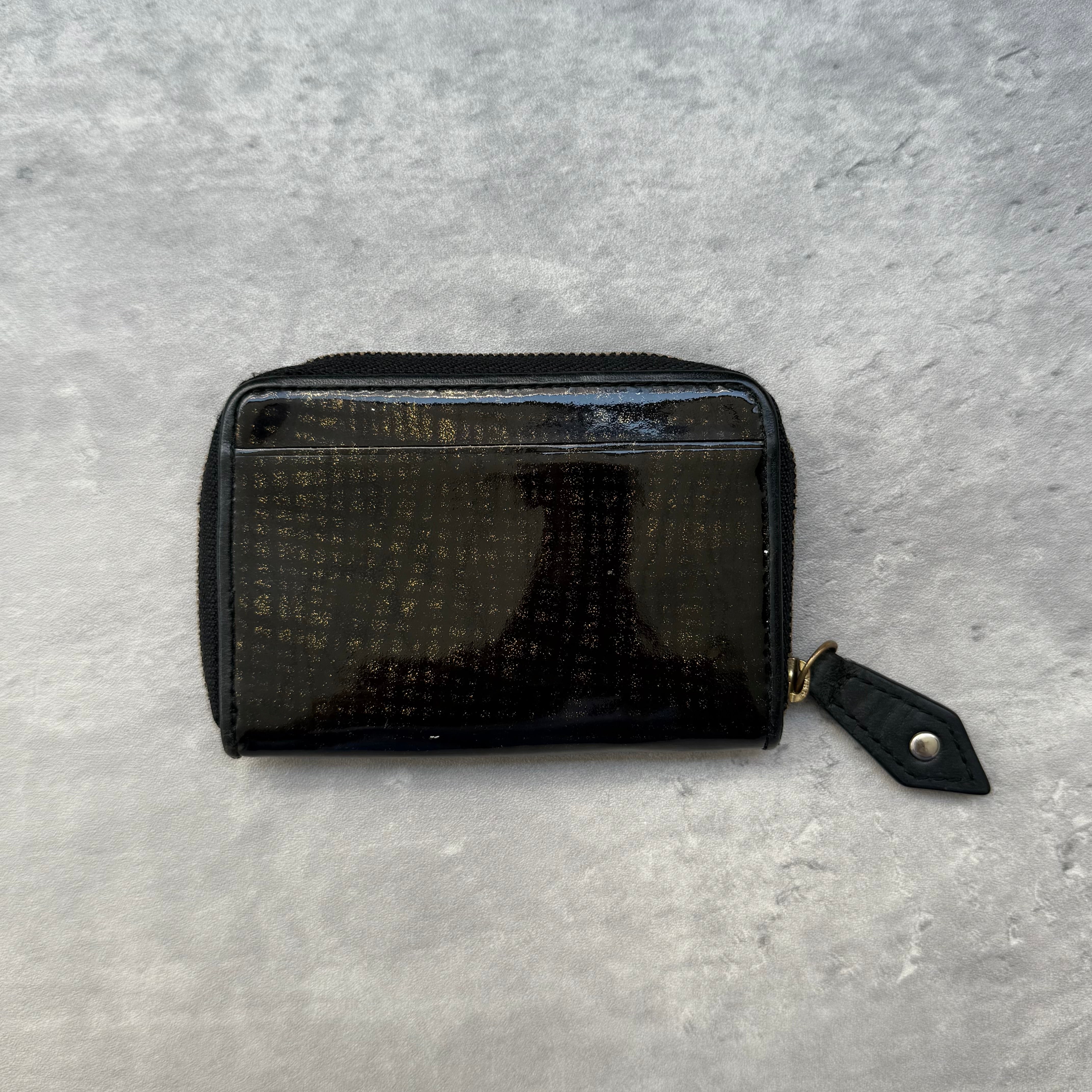 Vivienne Westwood Orb Enamel Cardholder / Key Case Black