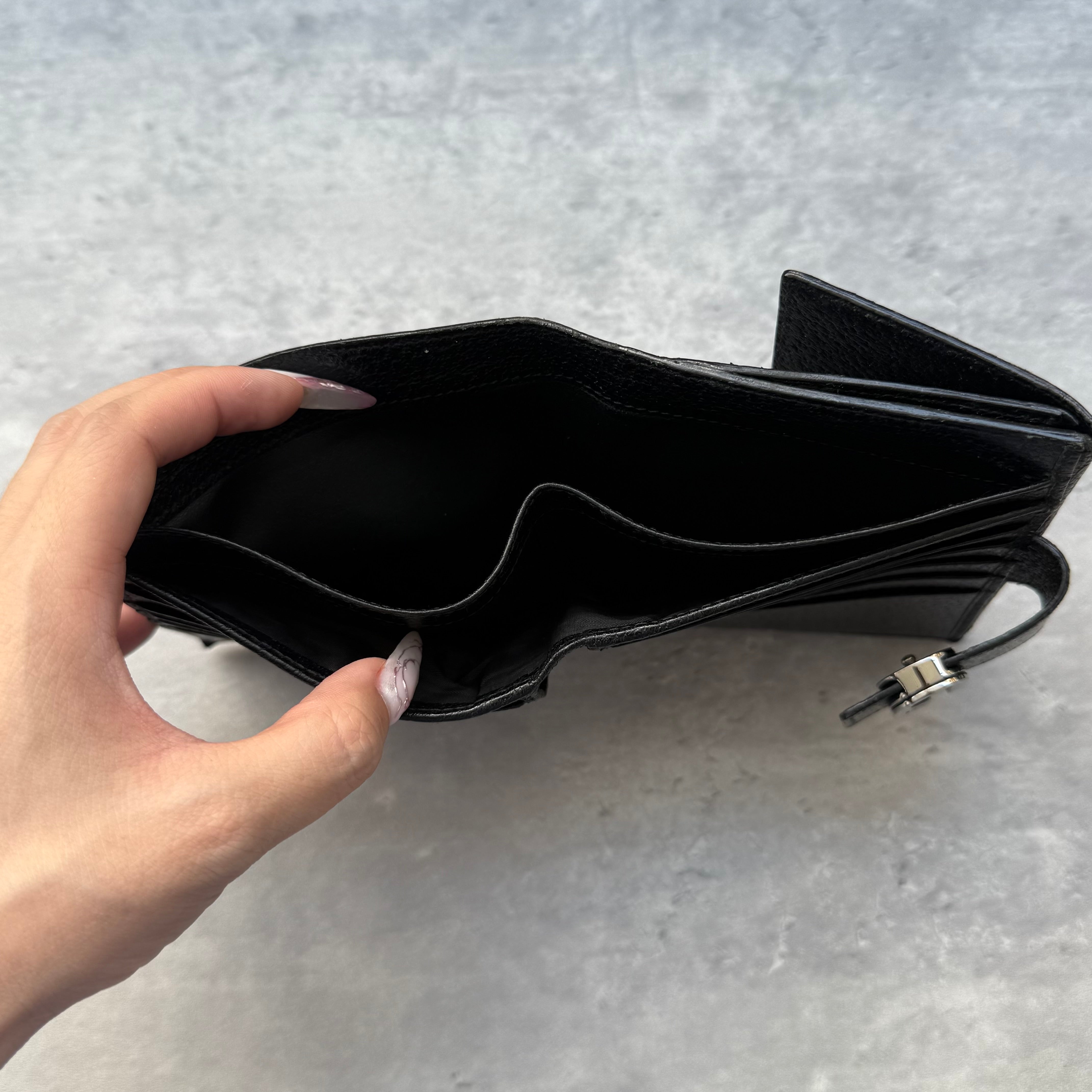 Gucci Compact Small Wallet Black