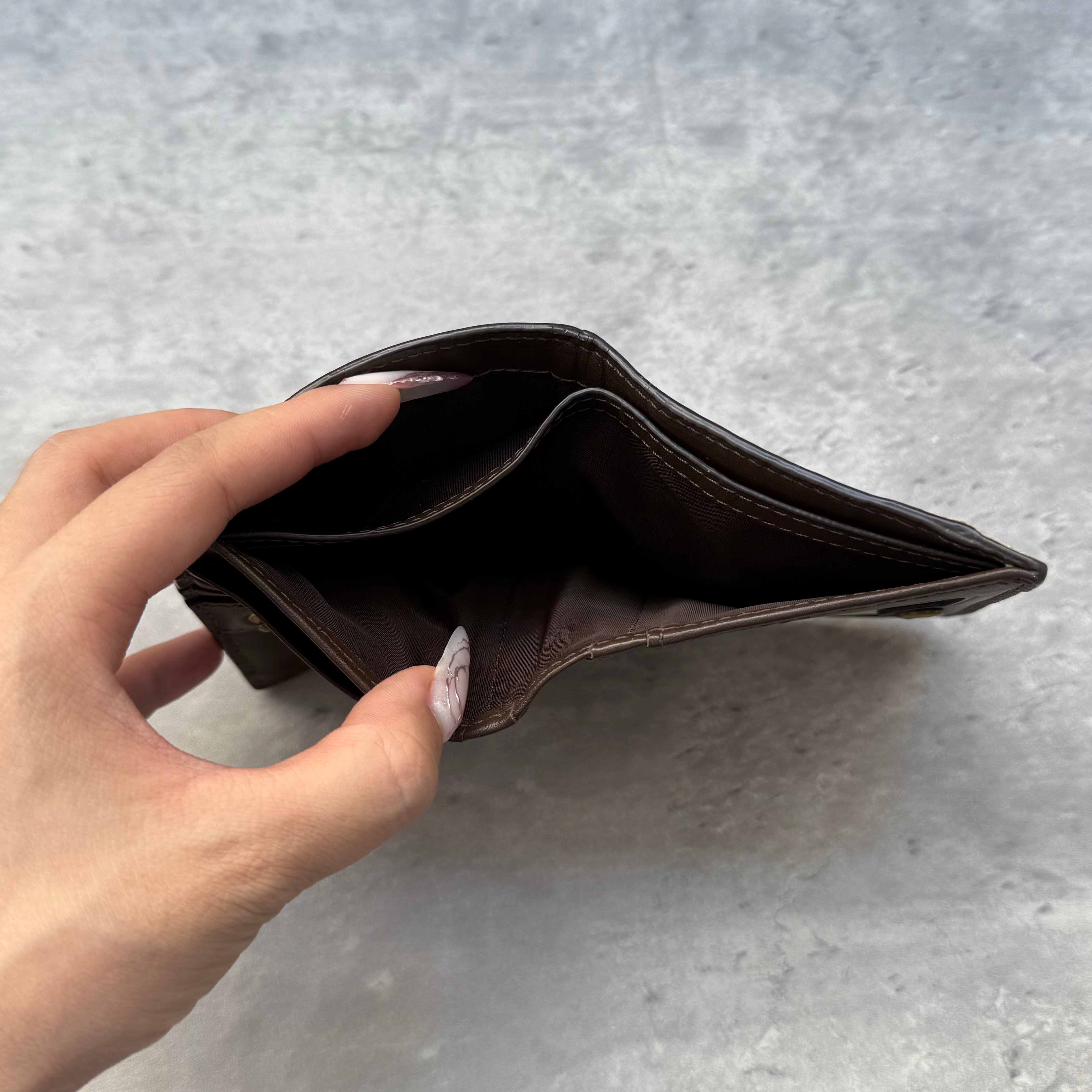 Coach Gold Metallic Small Wallet