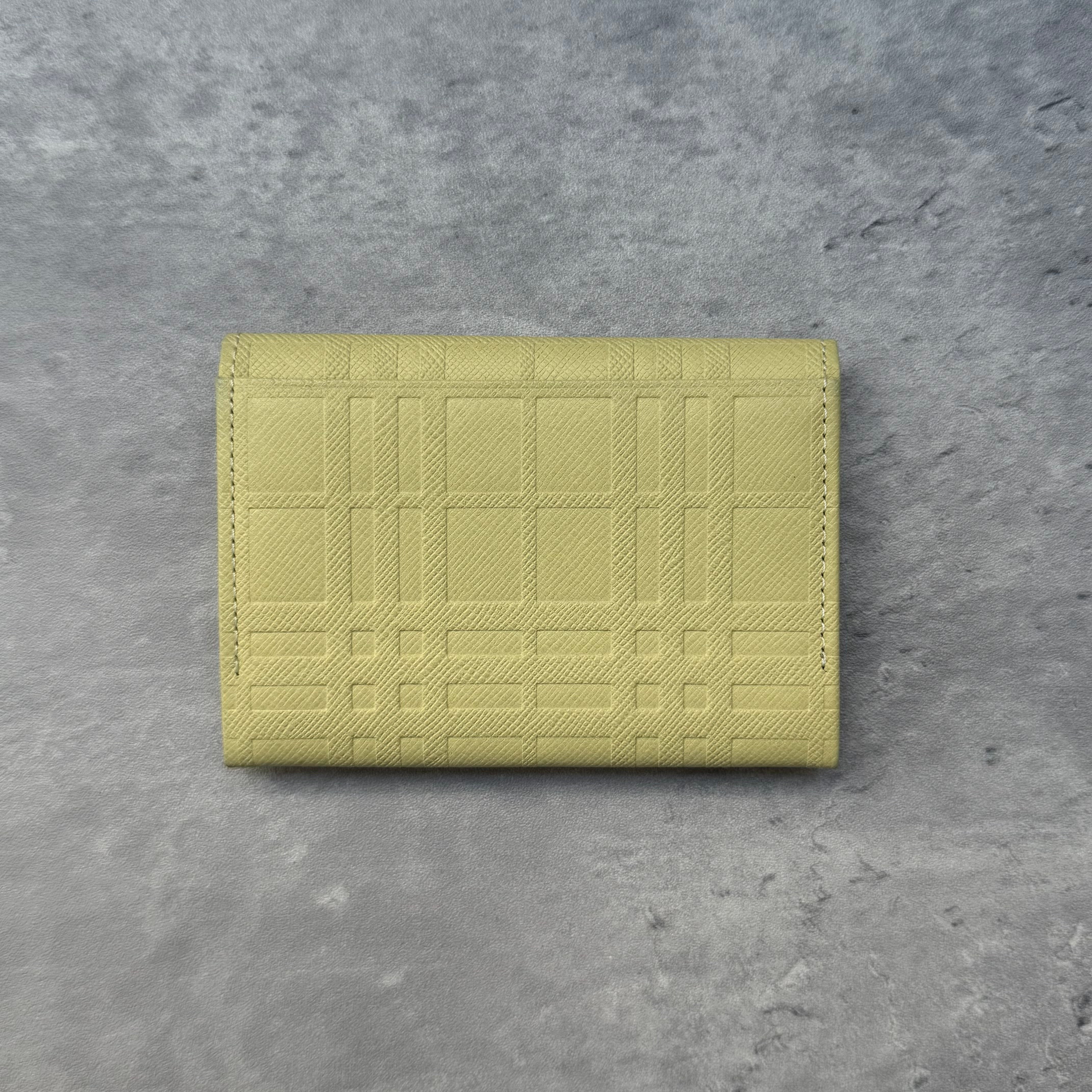 Burberry Nova Check Cardholder Yellow