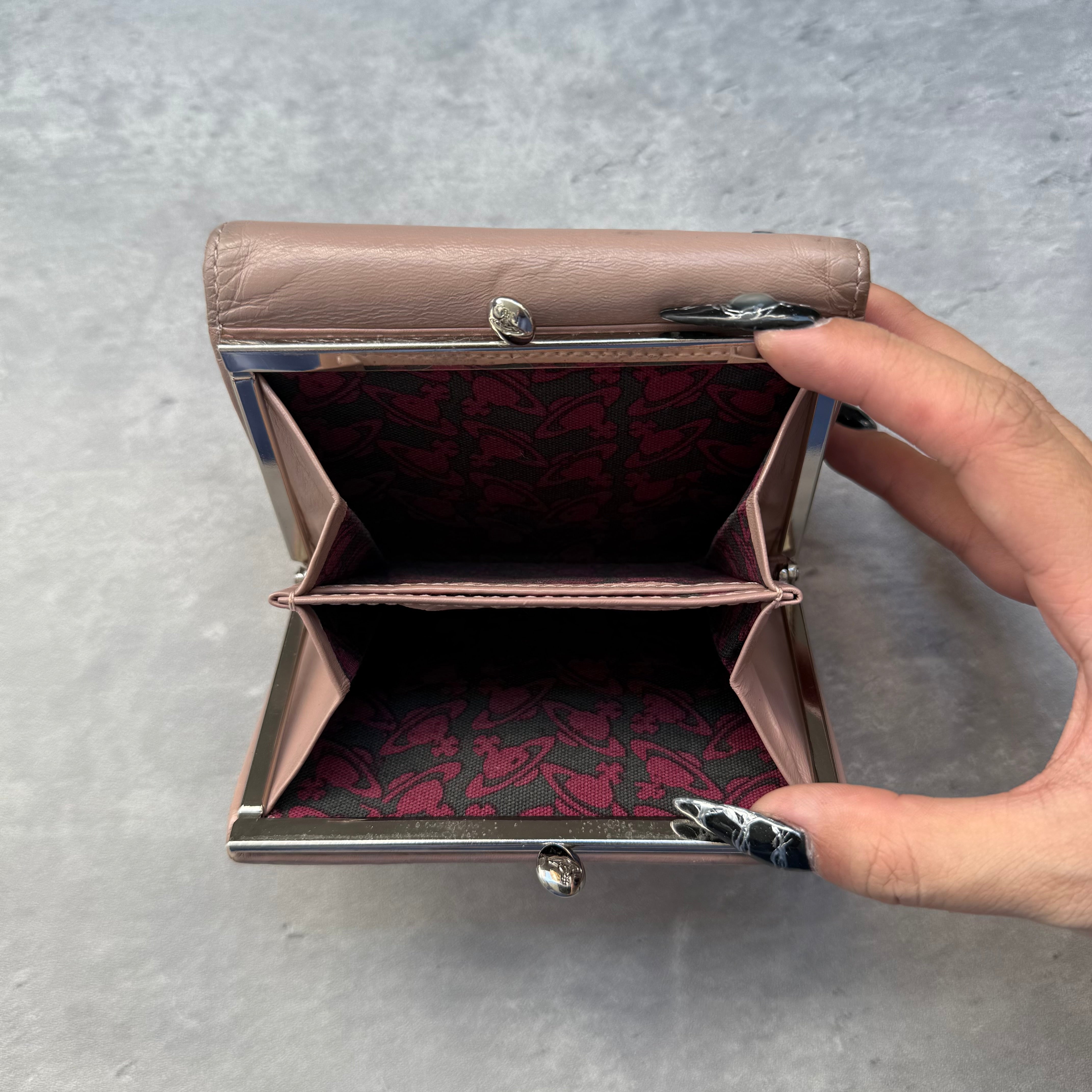 Vivienne Westwood Orb Trifold Wallet Light Pink