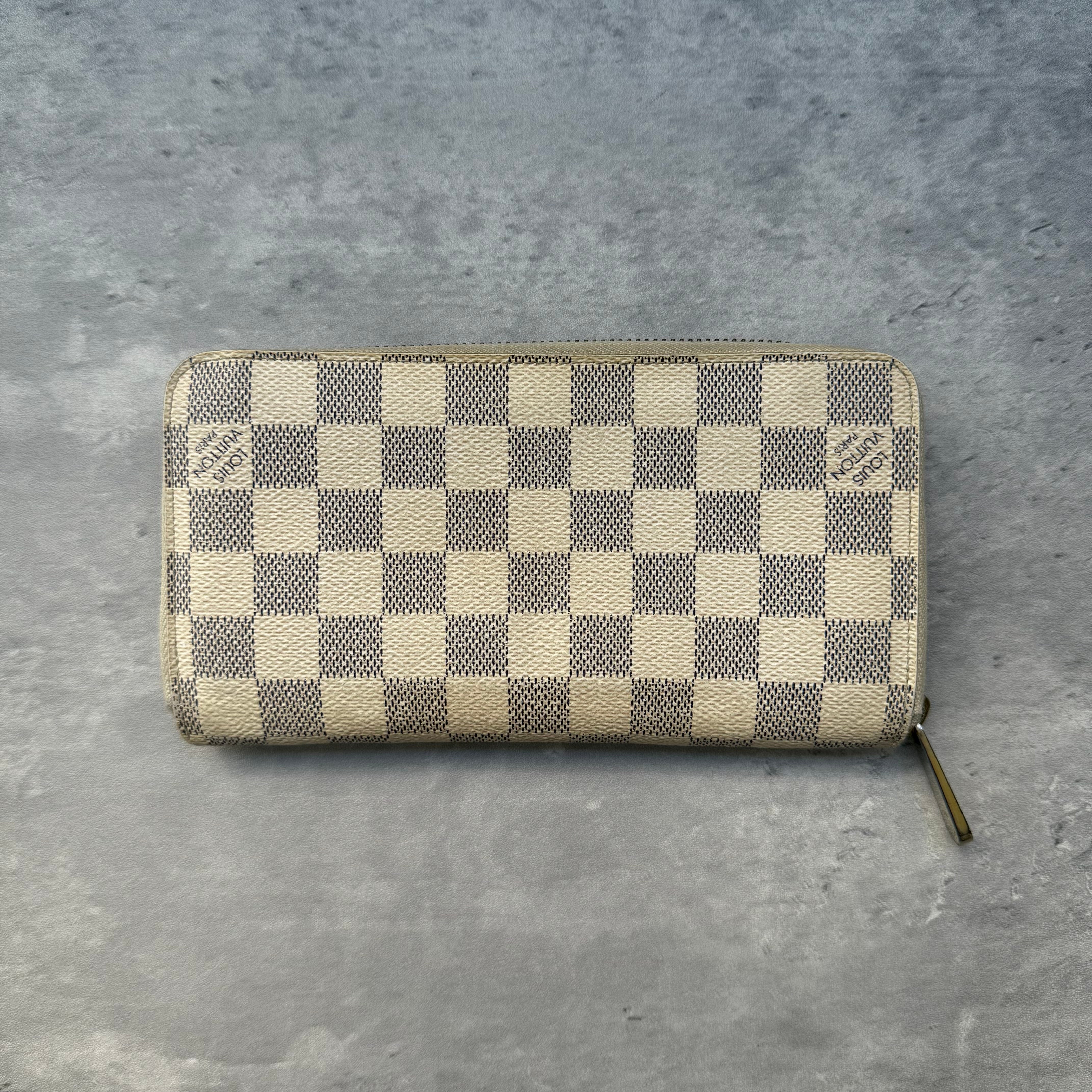 Louis Vuitton Damier Azur Zippy Organizer Wallet
