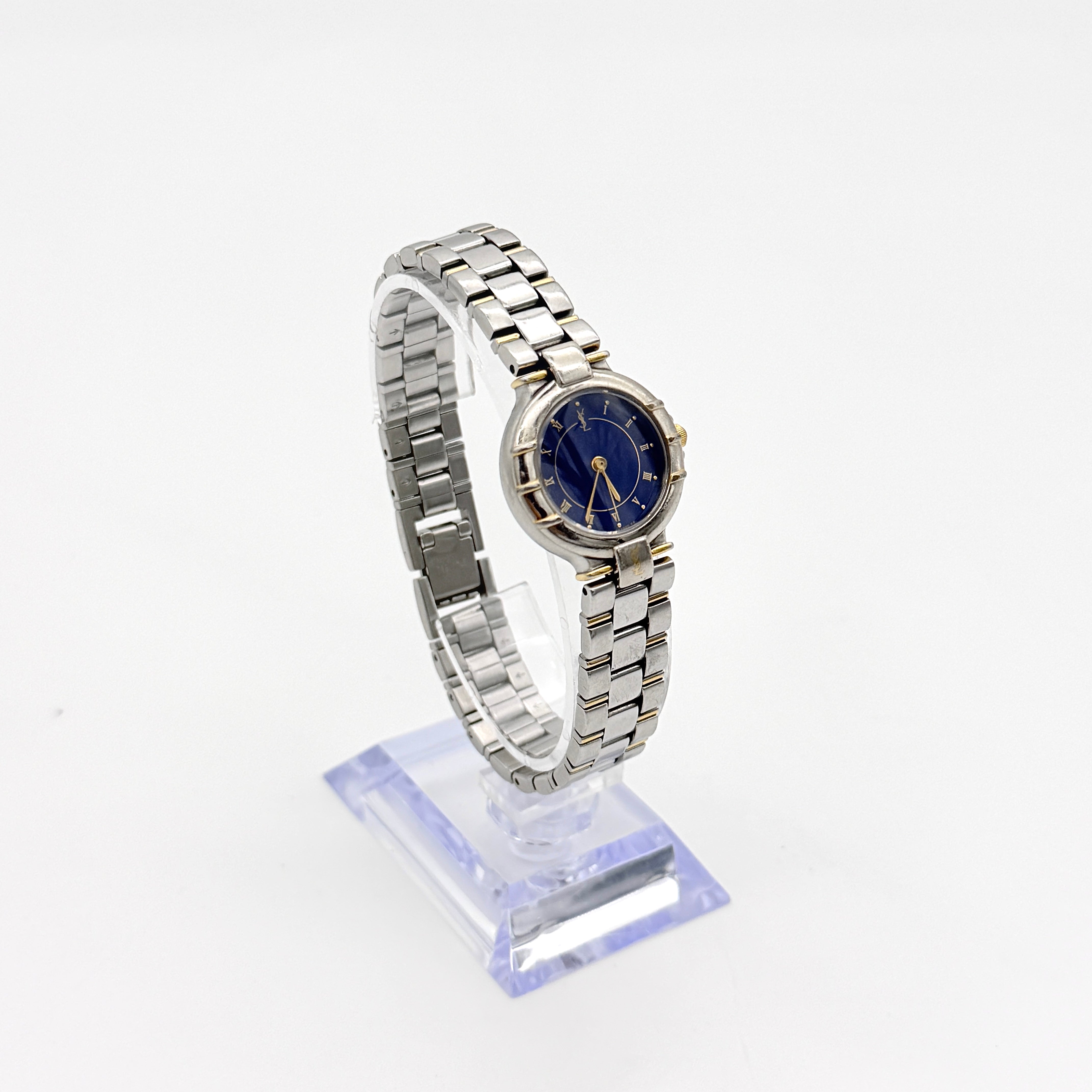 Yves Saint Laurent 4630-E63468Y Blue Dial Quartz Watch