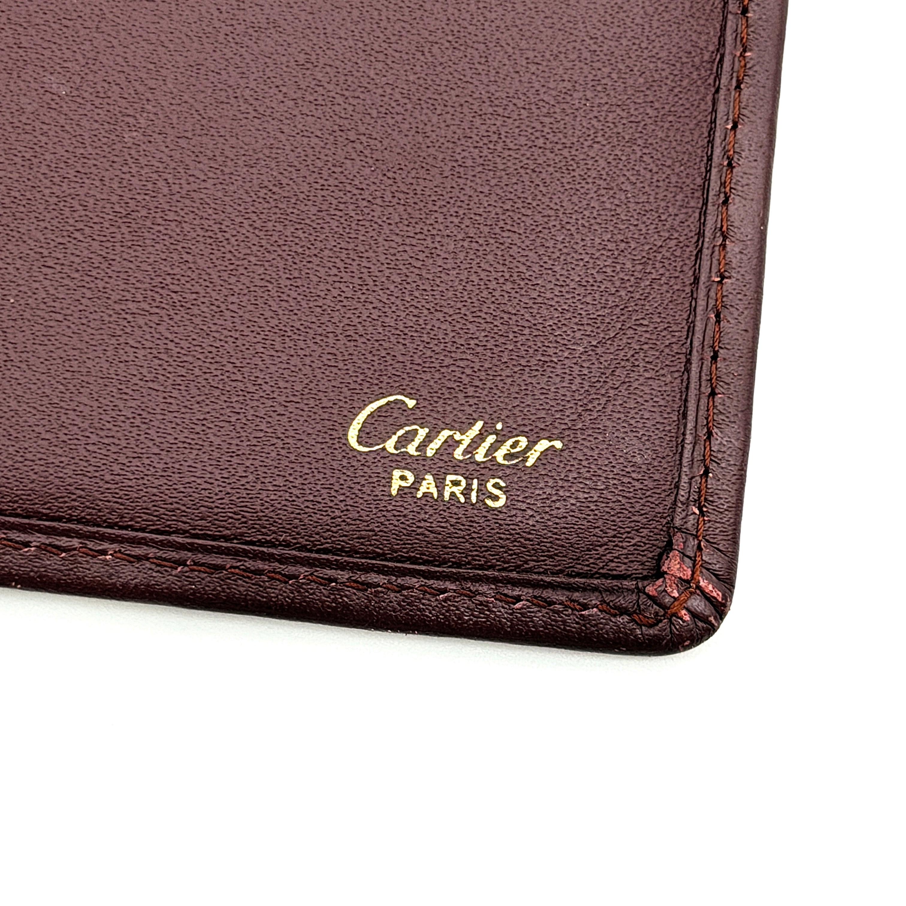 Cartier Must de Cartier Bifold Long Wallet Burgundy
