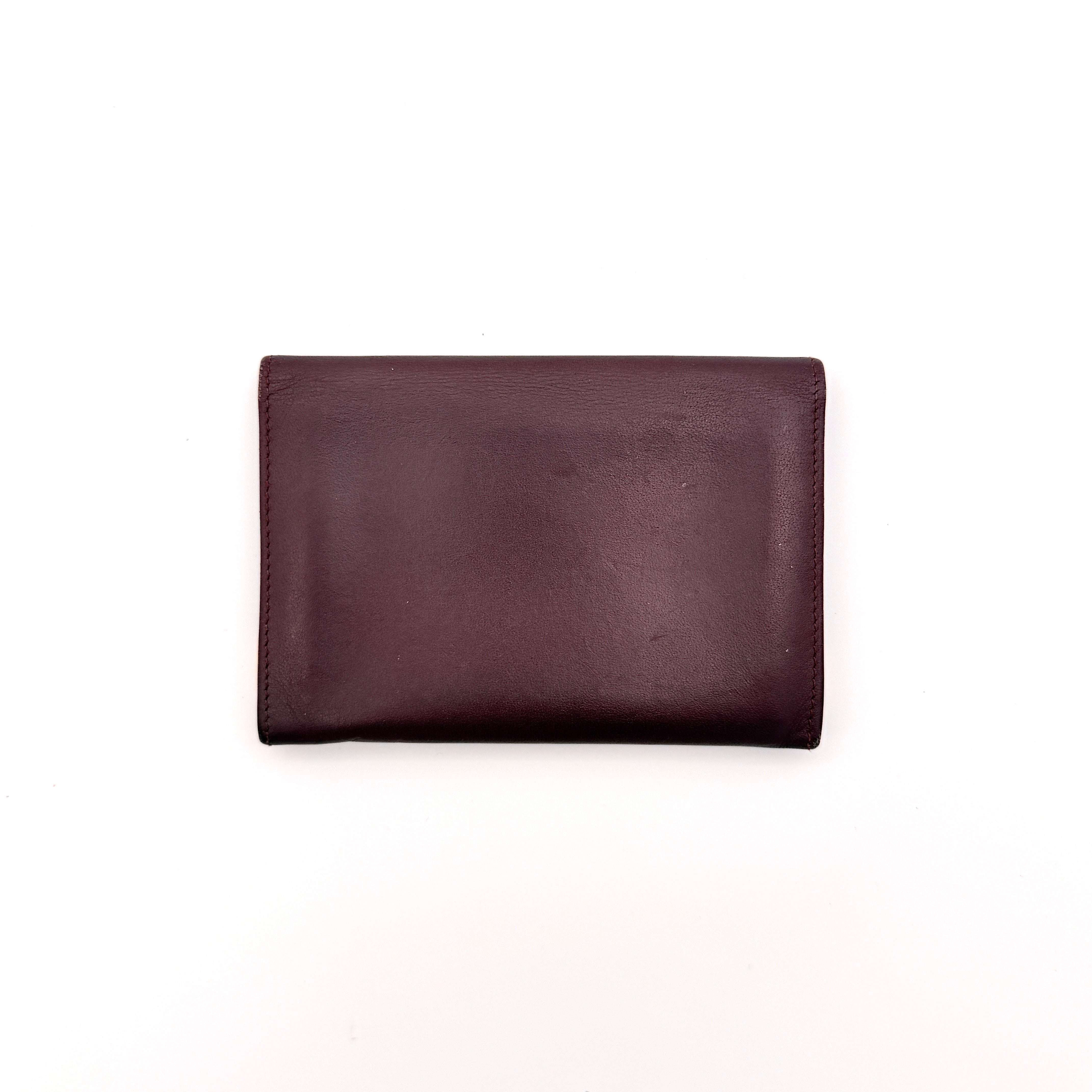 Cartier Must de Cartier Bordeaux Card Holder Burgundy