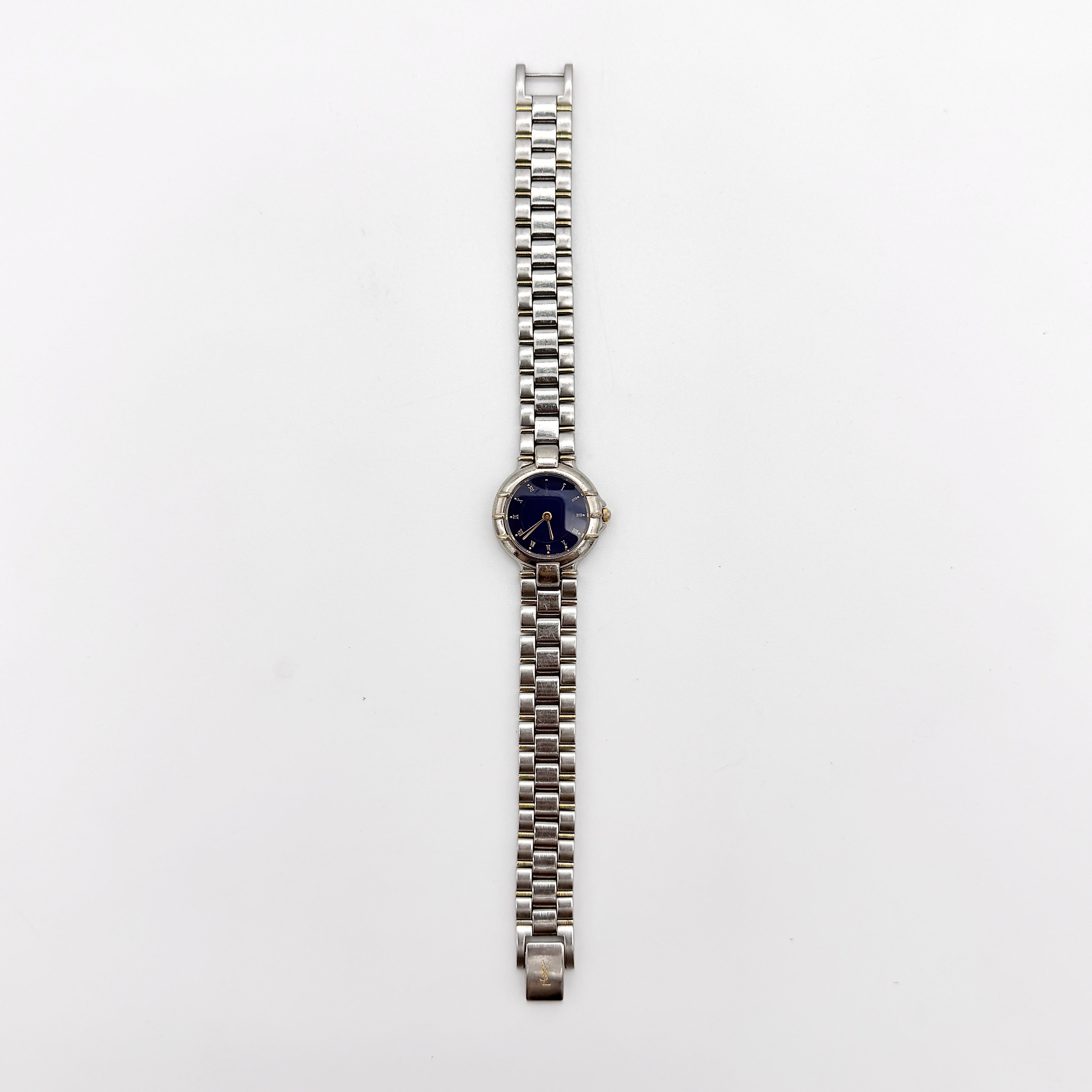 Yves Saint Laurent 4630-E63468Y Blue Dial Quartz Watch
