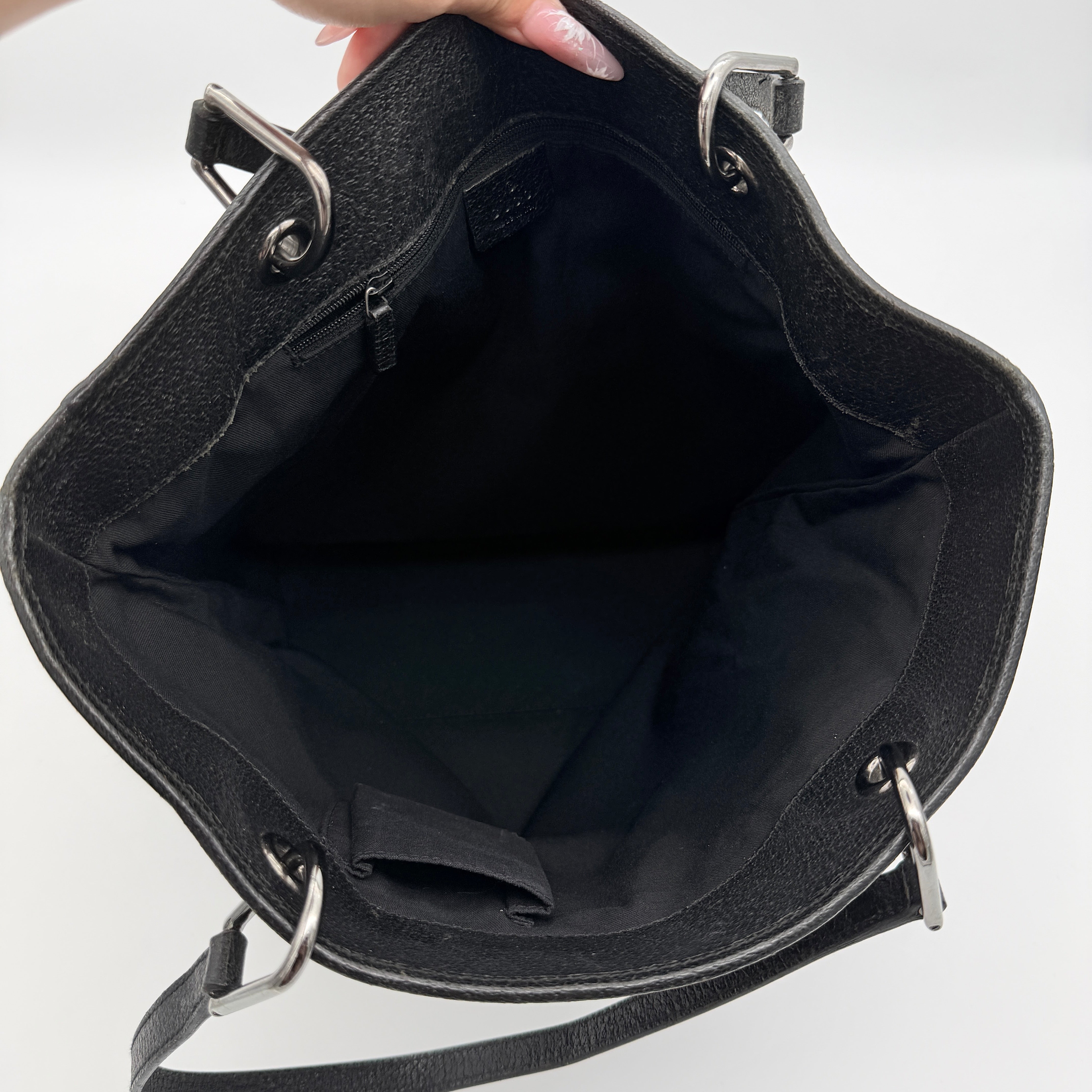Gucci GG Monogram Eclipse Tote Bag Black