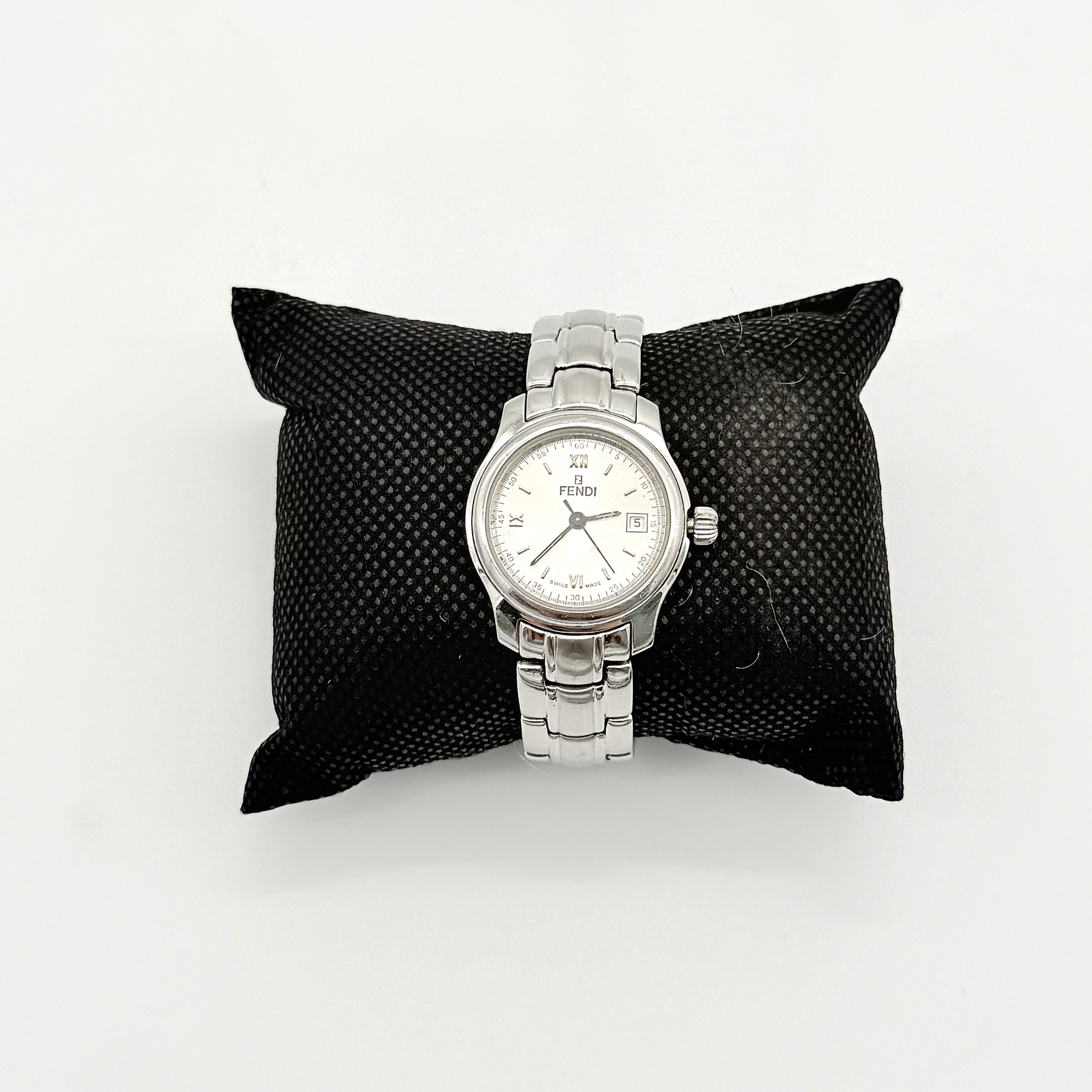 Fendi 210L Stainless Steel Watch Silver